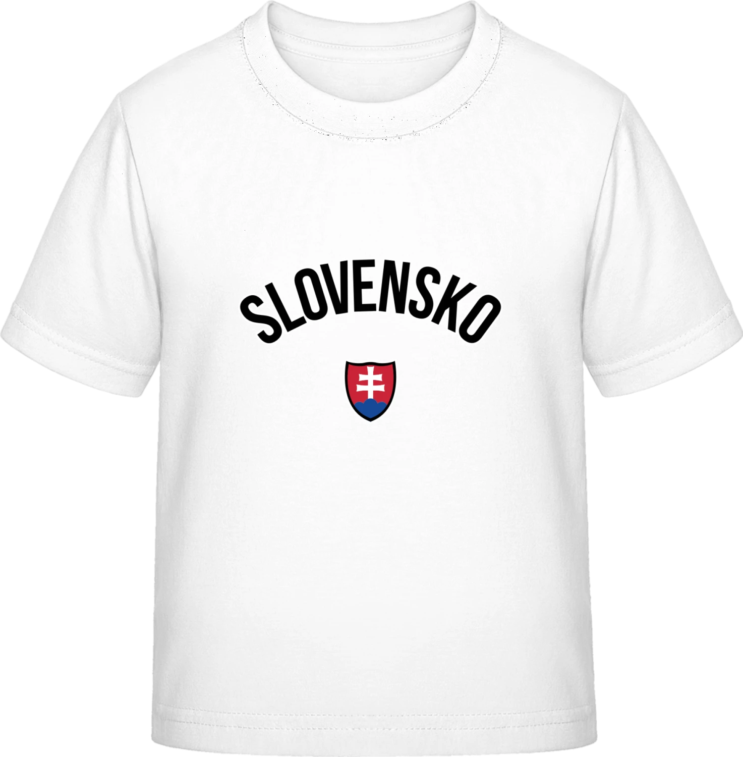 SLOVENSKO Flag Fan - White Exact 190 Kids - Front