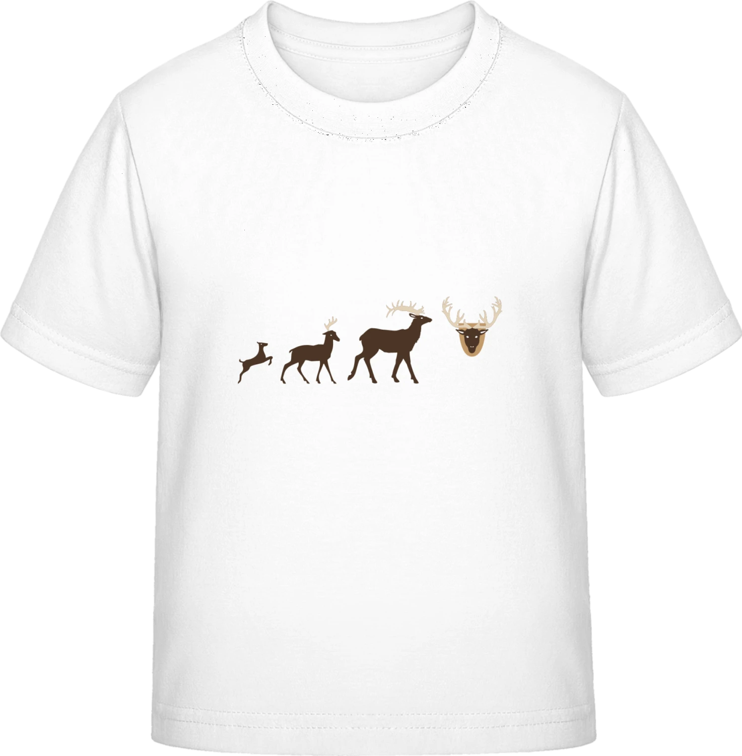 Evolution Deer To Antlers - White Exact 190 Kids - Front