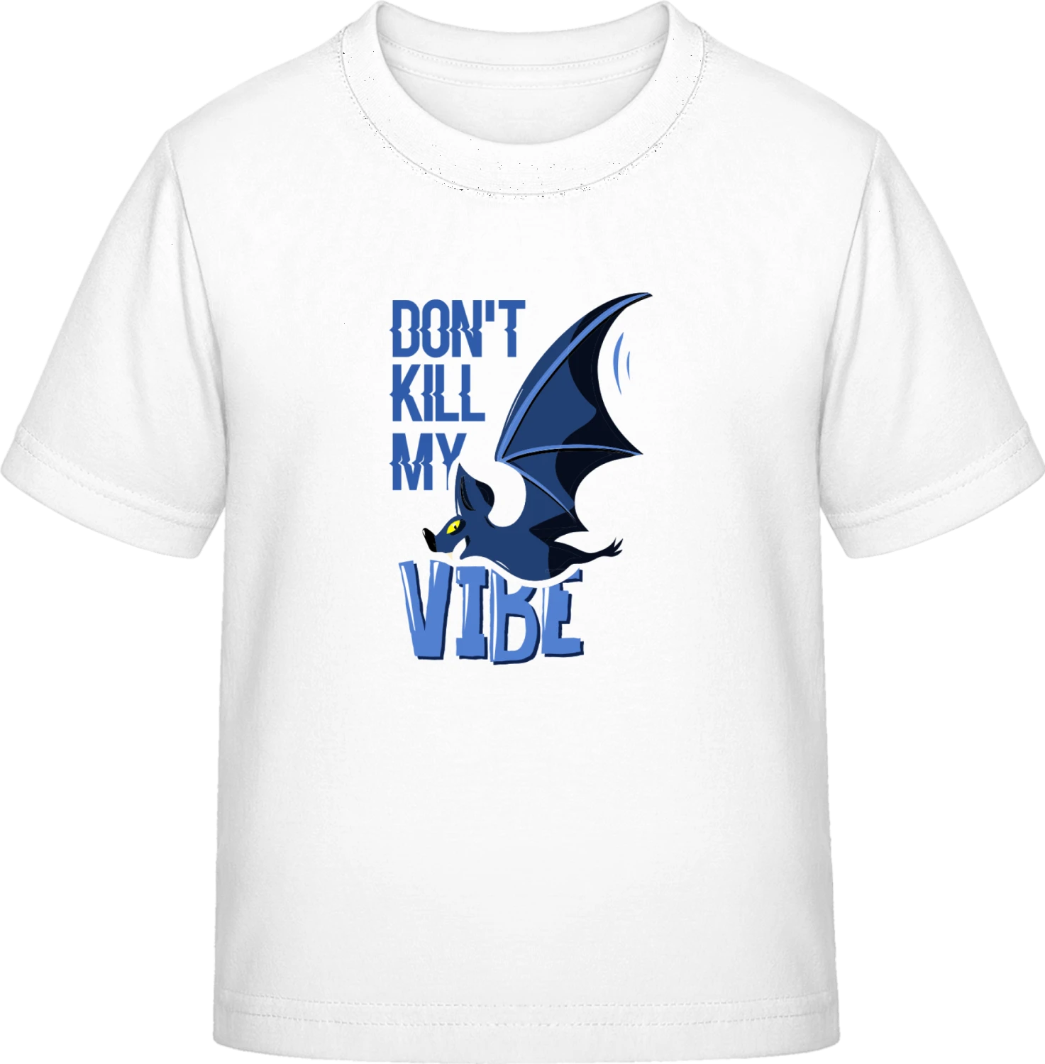 Don´t Kill My Vibe Bat - White Exact 190 Kids - Front