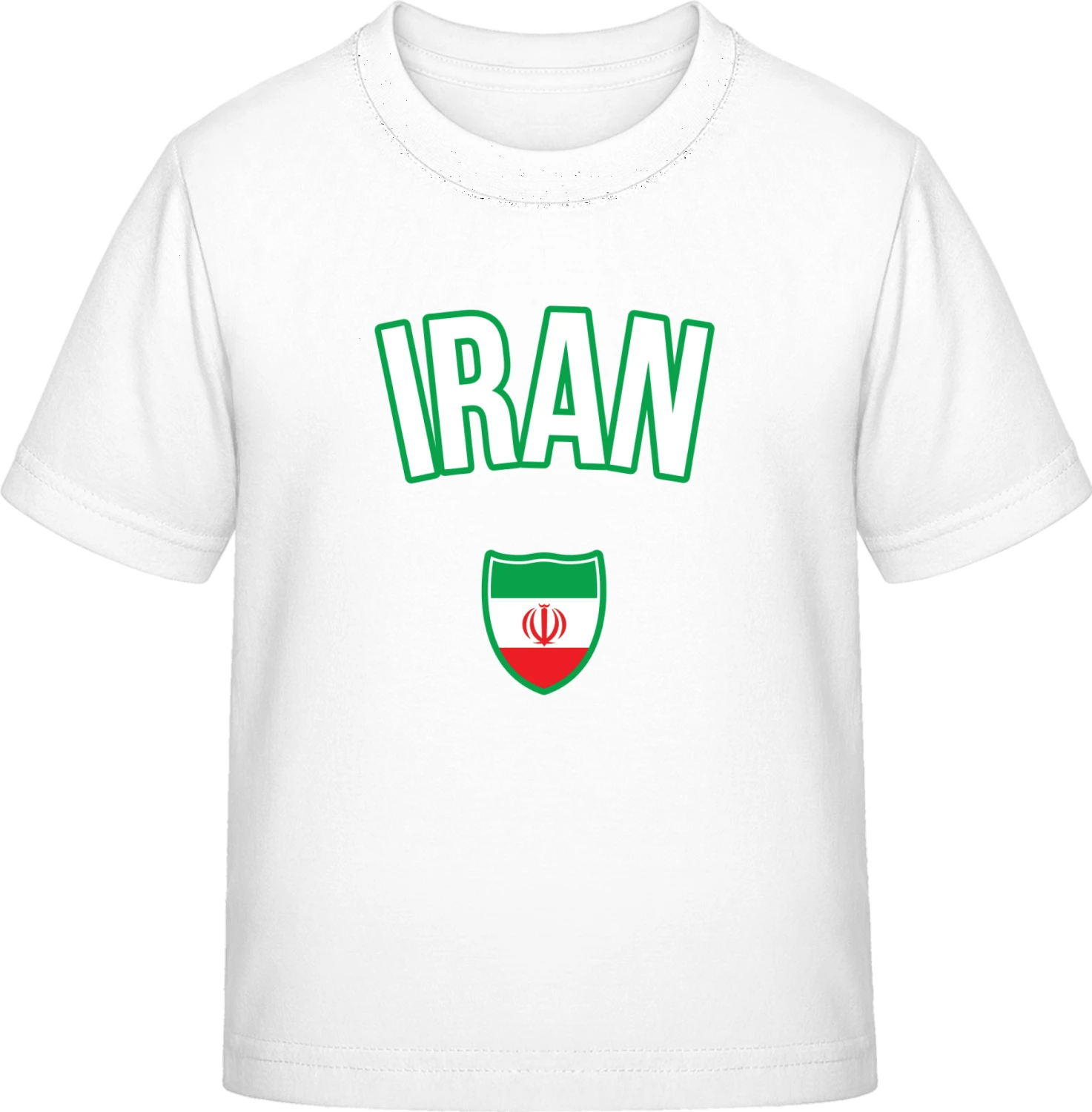 IRAN Fan - White Exact 190 Kids - Front