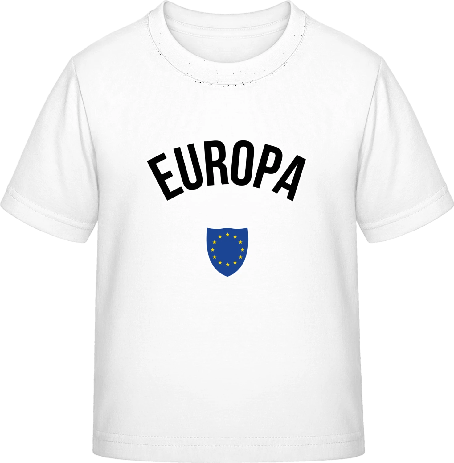 Europa Flagge Wappen - White Exact 190 Kids - Front