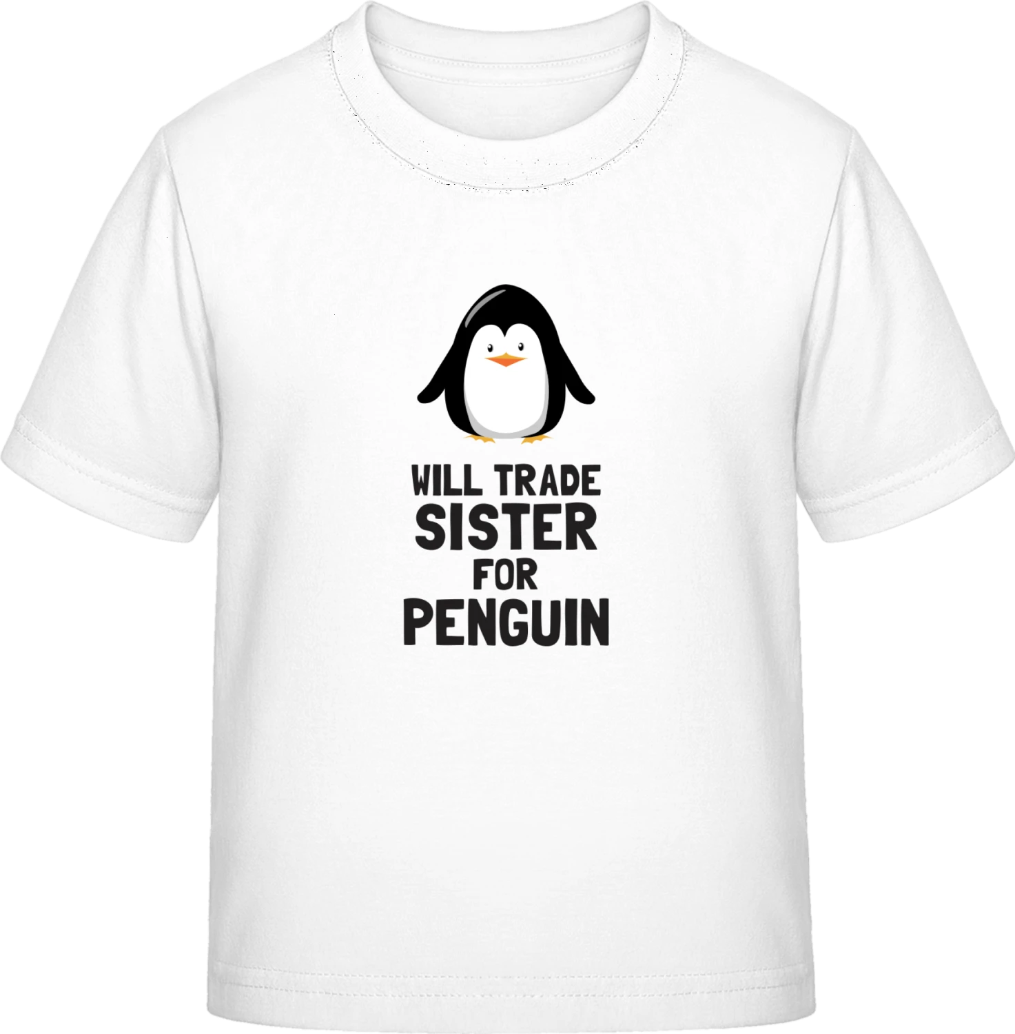 Will Trade Sister For Penguin - White Exact 190 Kids - Front