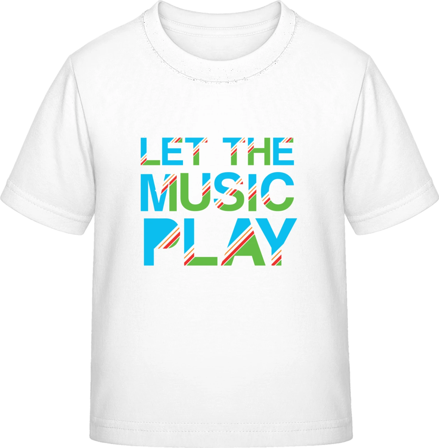 Let The Music Play - White Exact 190 Kids - Front