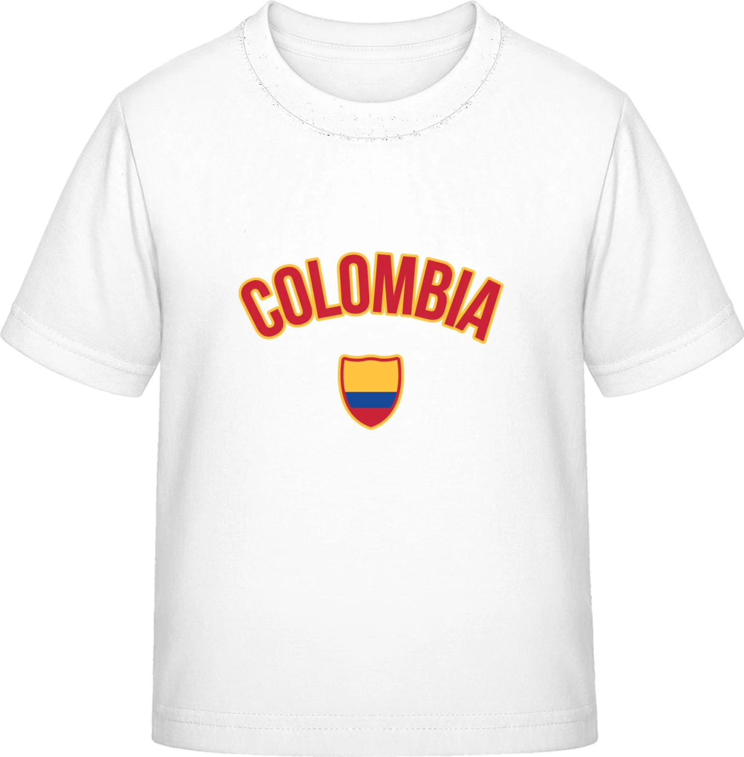 COLOMBIA Fan - White Exact 190 Kids - Front