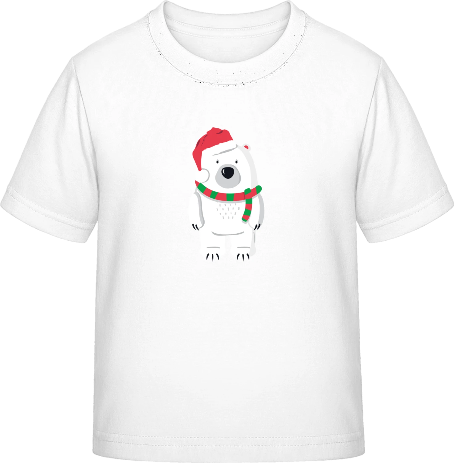 Christmas Polar Bear - White Exact 190 Kids - Front