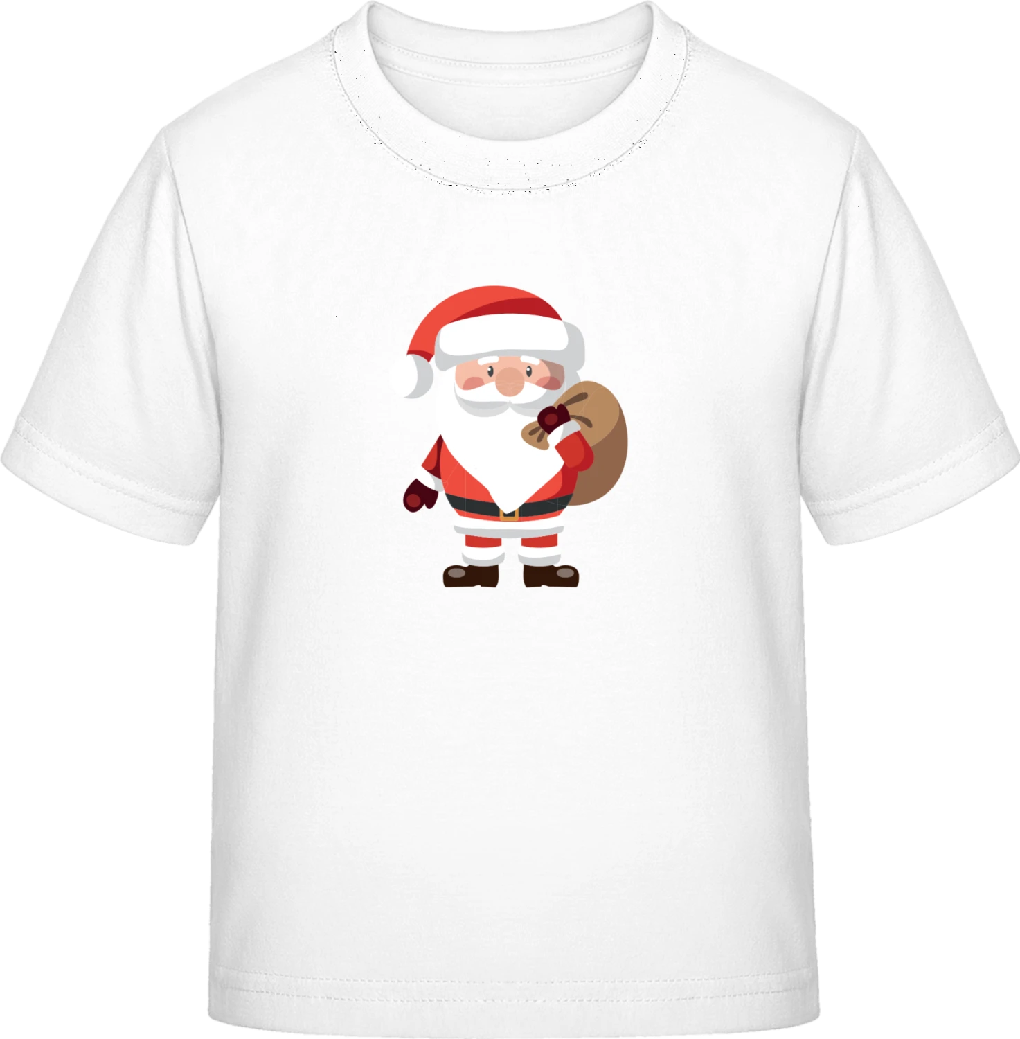 Santa Claus At Work - White Exact 190 Kids - Front