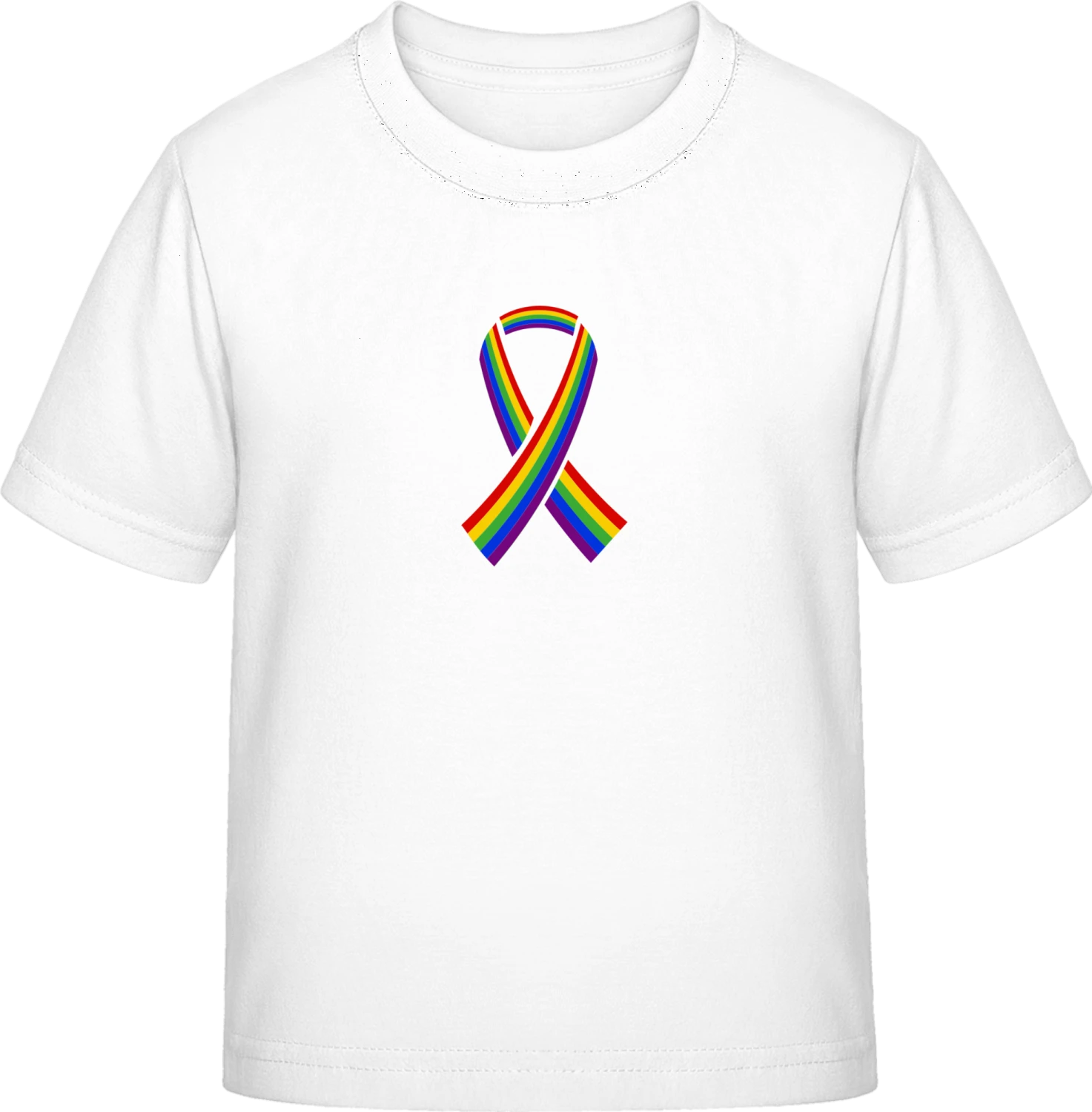 Rainbow Ribbon - White Exact 190 Kids - Front