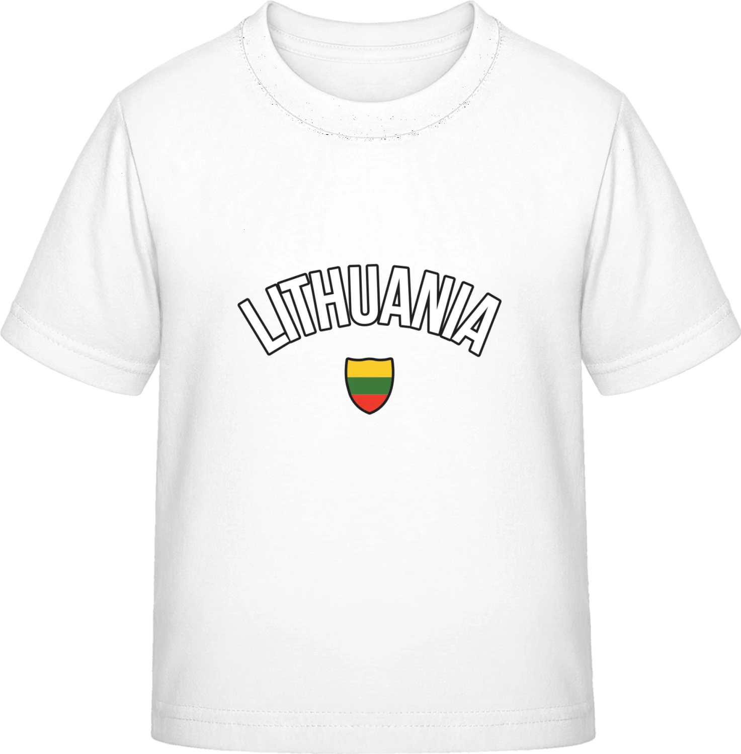 LITHUANIA Fan - White Exact 190 Kids - Front