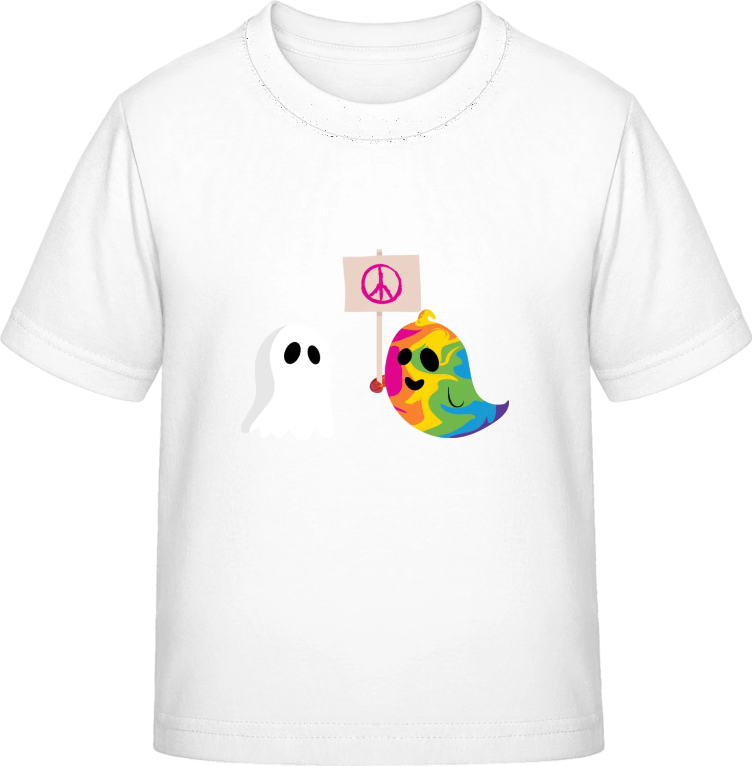 Hippie Ghost - White Exact 190 Kids - Front