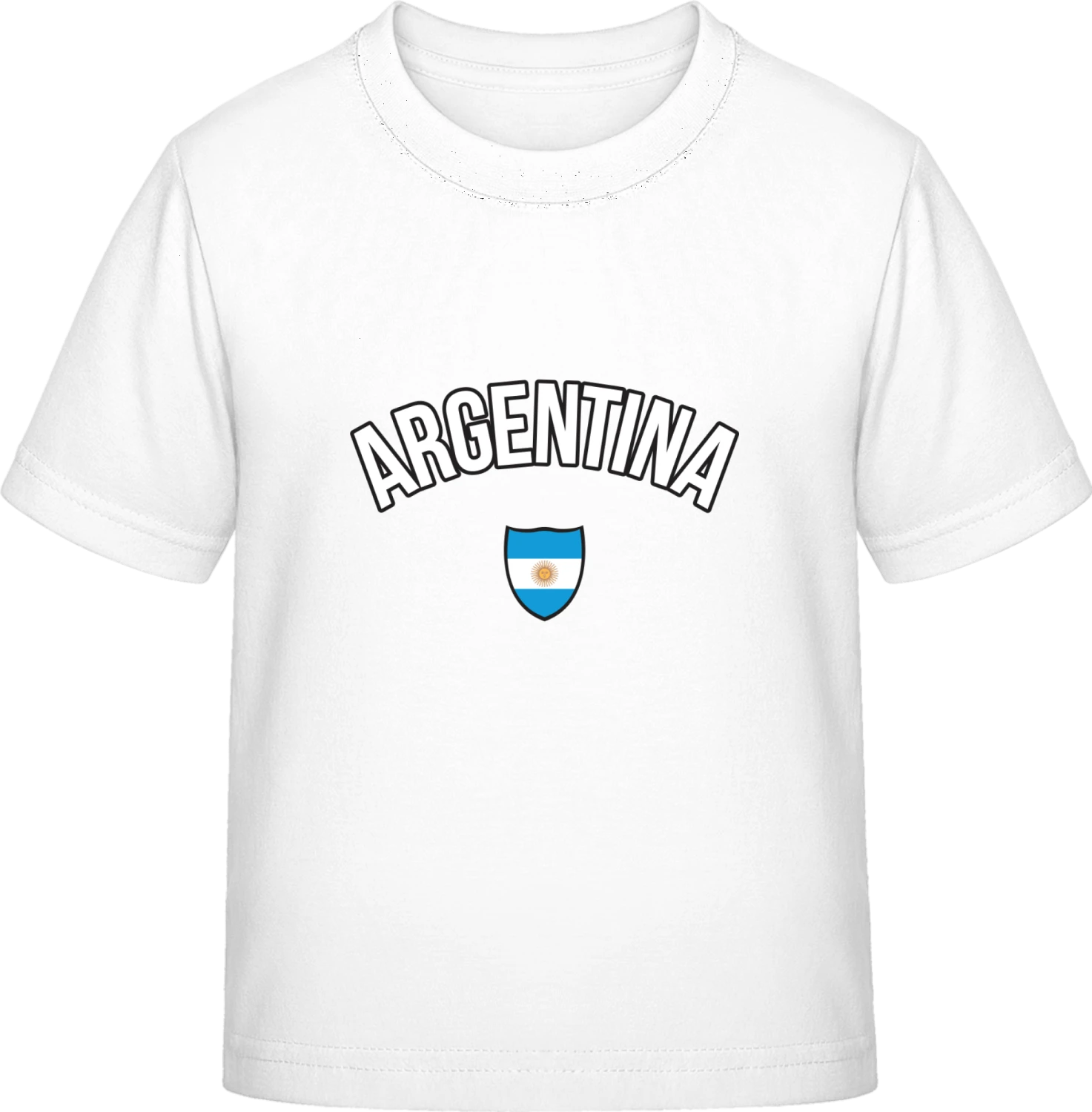 ARGENTINA Fan - White Exact 190 Kids - Front