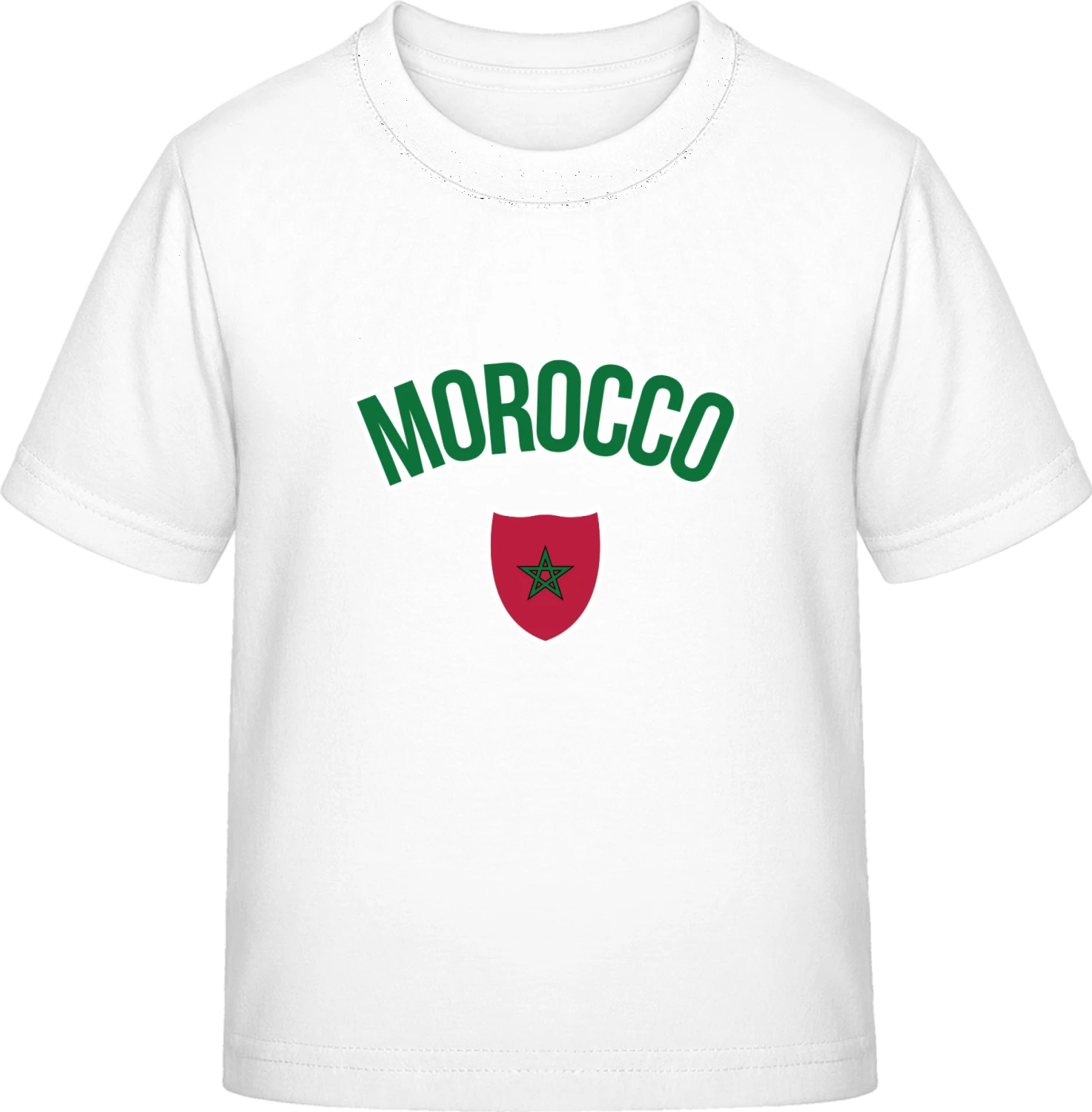 Morocco Fan - White Exact 190 Kids - Front