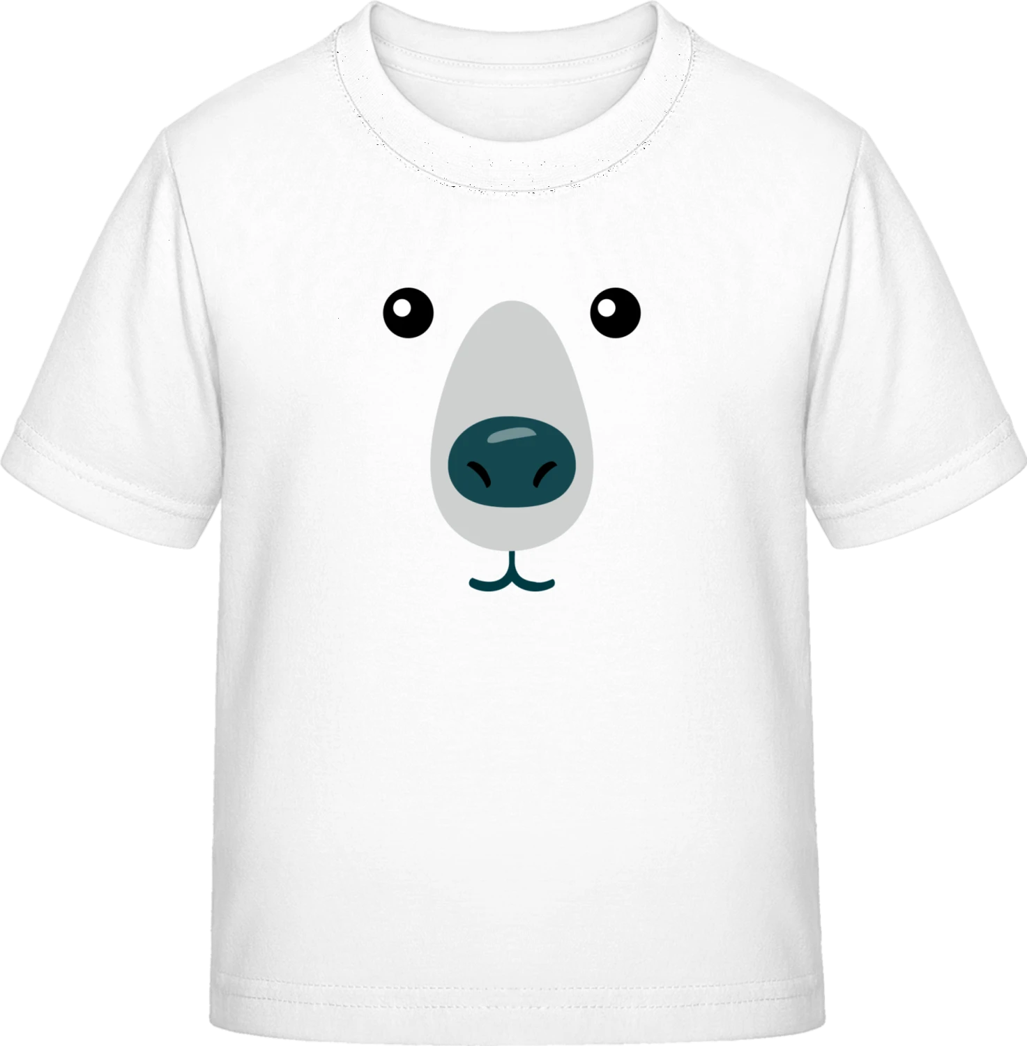 Ice Bear Face - White Exact 190 Kids - Front