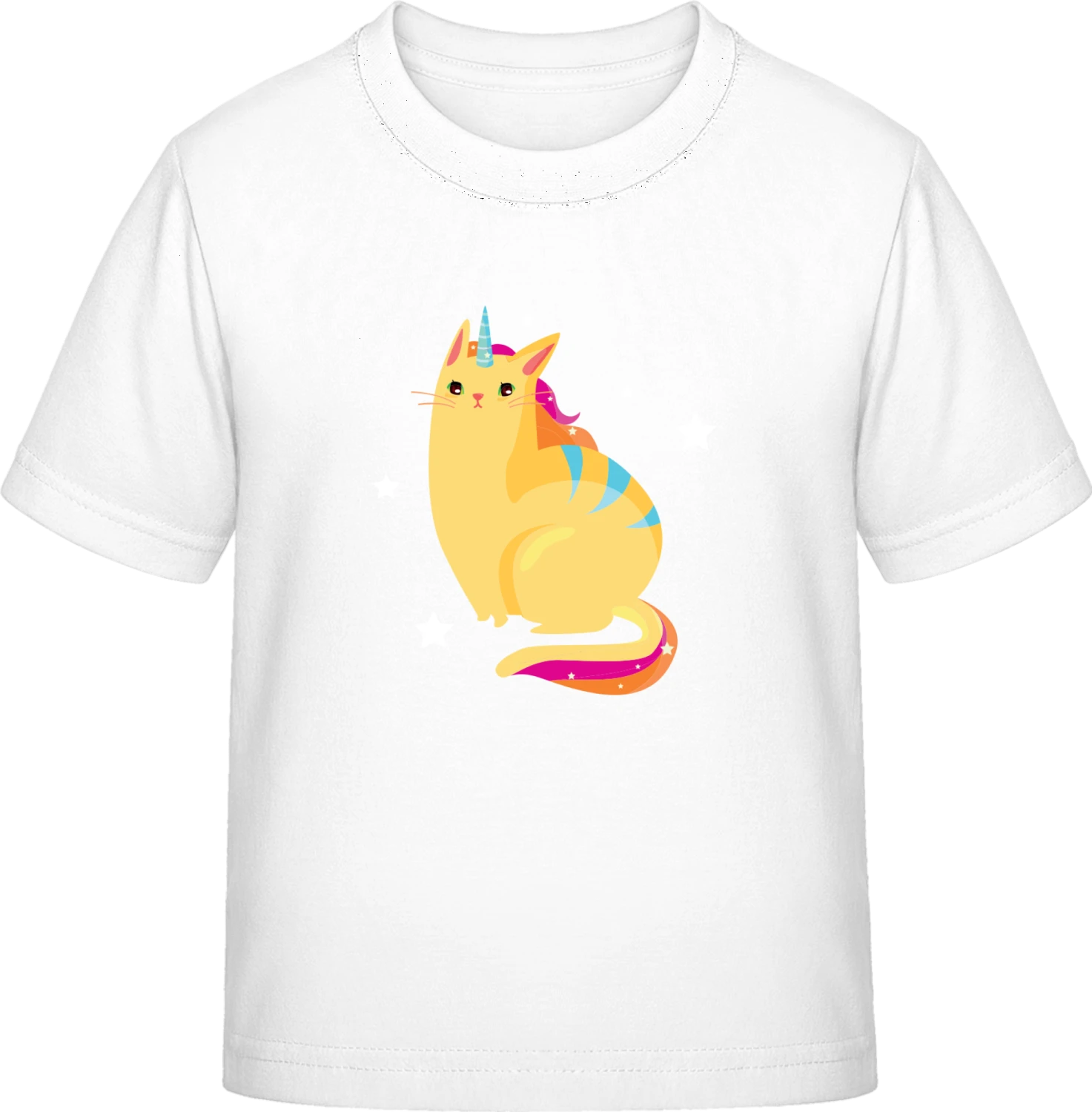 Unicat With Stars - White Exact 190 Kids - Front