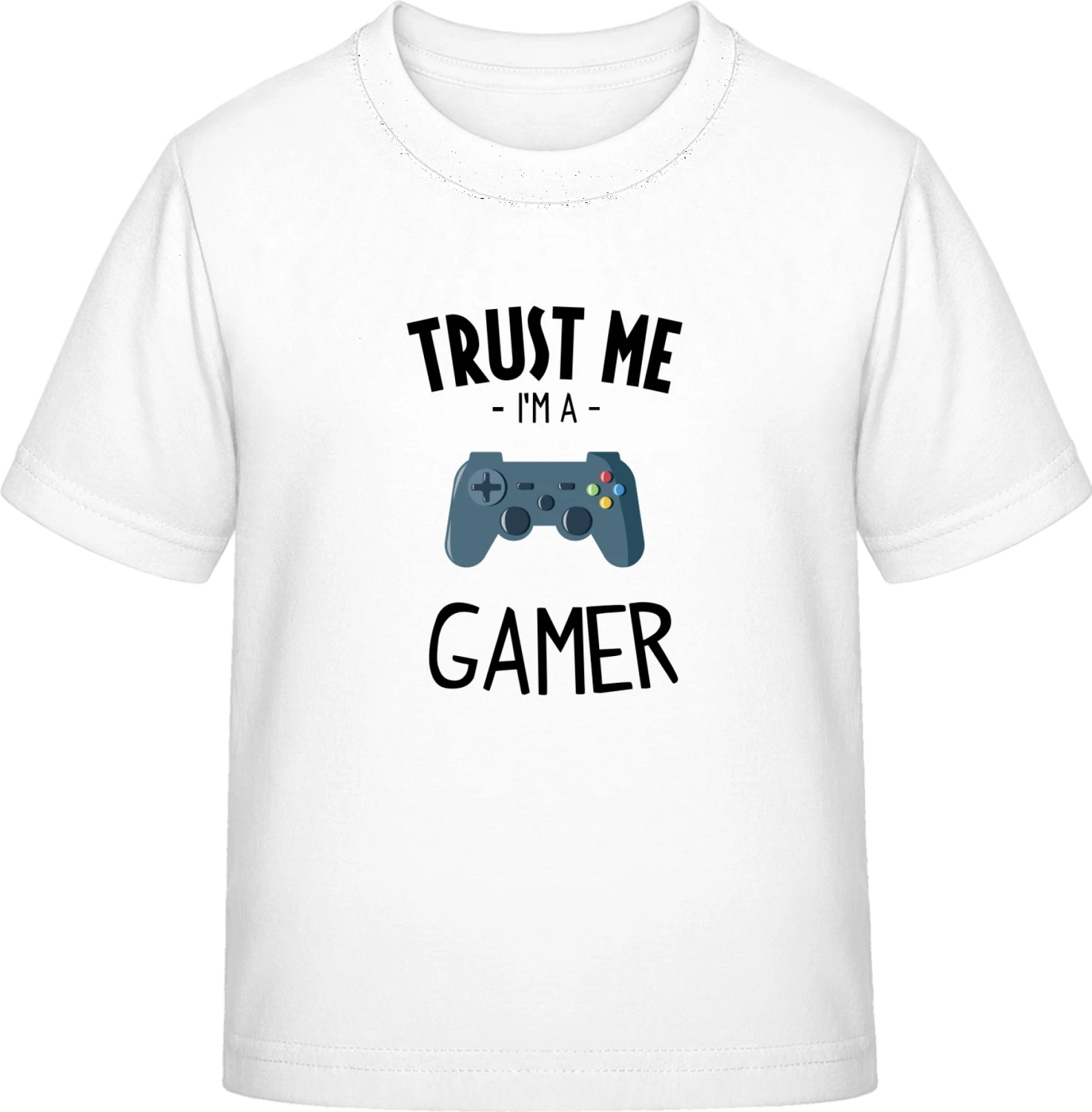 Trust Me I Am A Gamer - White Exact 190 Kids - Front