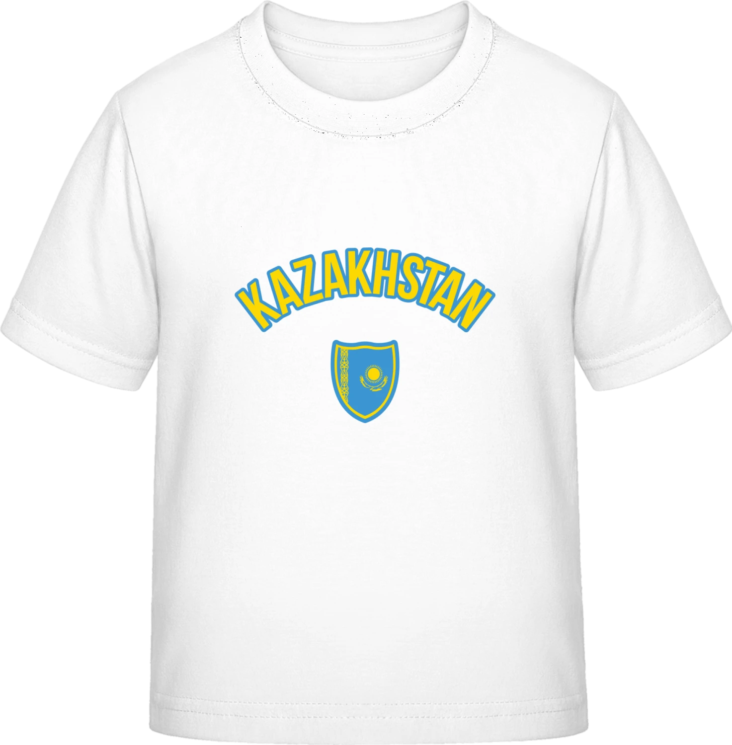 KAZAKHSTAN Fan - White Exact 190 Kids - Front