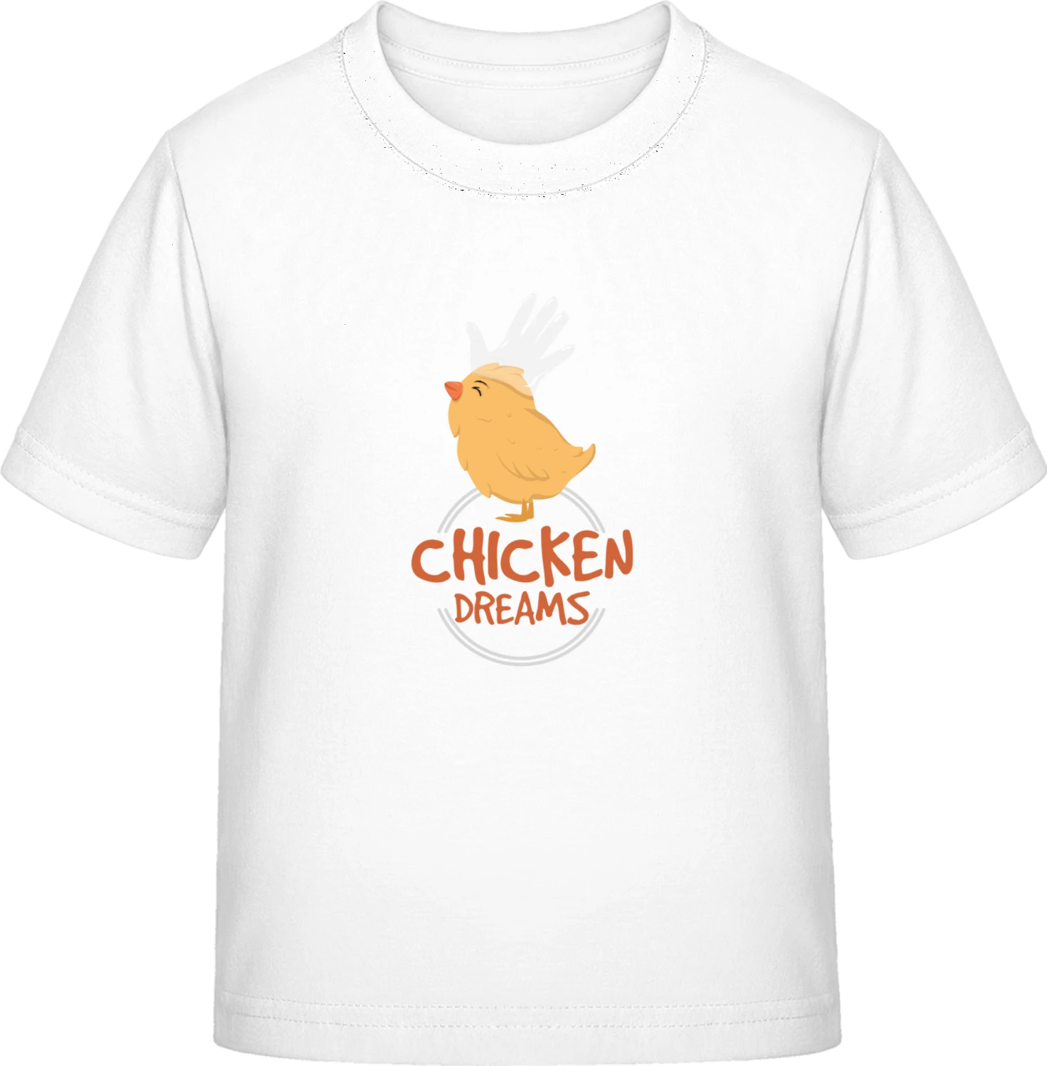 Chicken Dreams - White Exact 190 Kids - Front