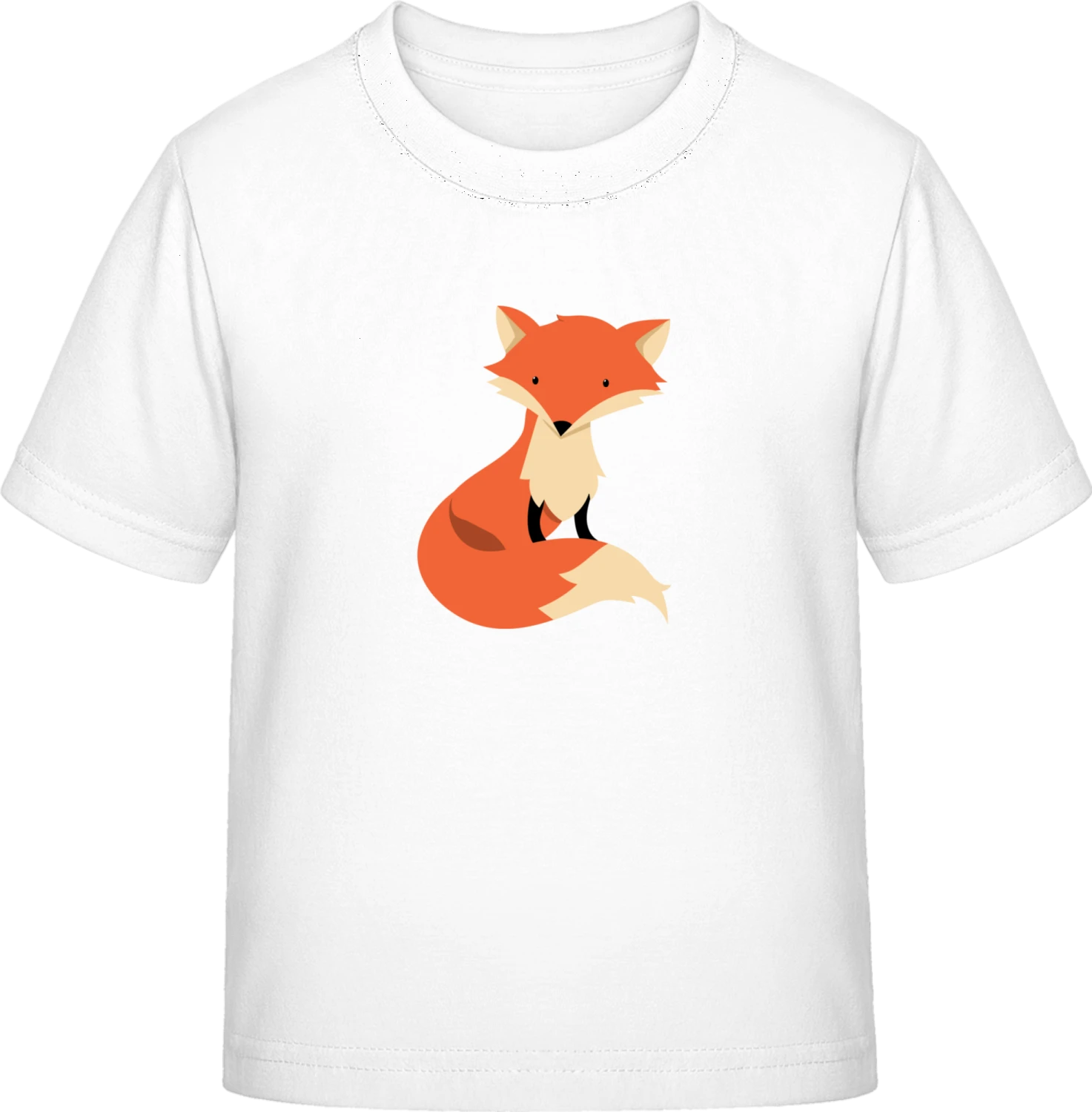 Little Fox Illustration - White Exact 190 Kids - Front