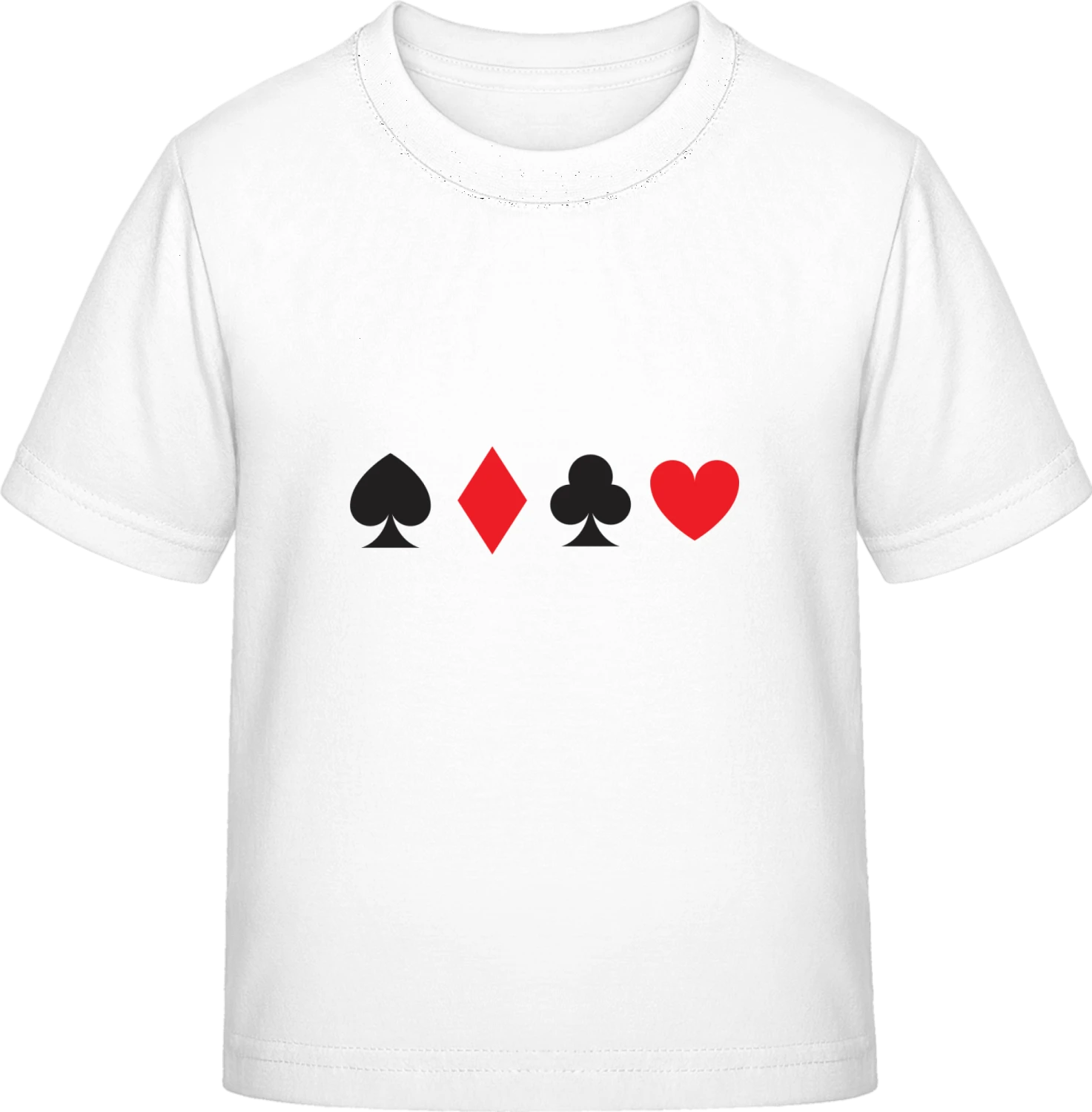 Poker Card - White Exact 190 Kids - Front