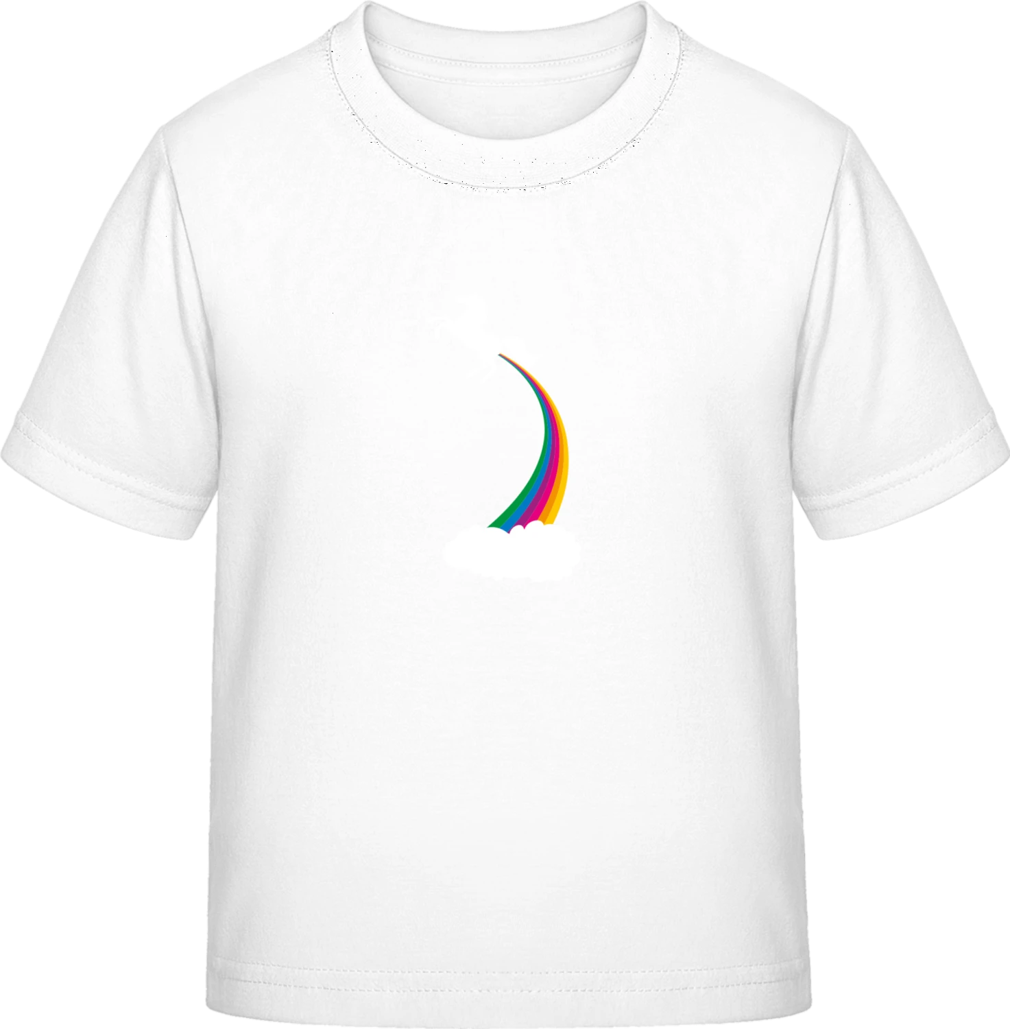 White Unicorn Rainbow - White Exact 190 Kids - Front