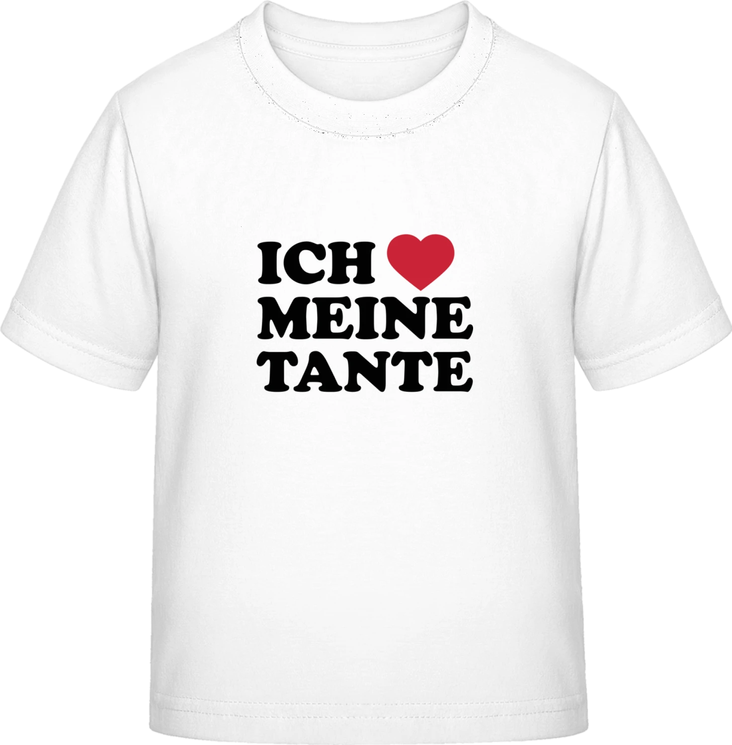 Ich liebe meine Tante - White Exact 190 Kids - Front