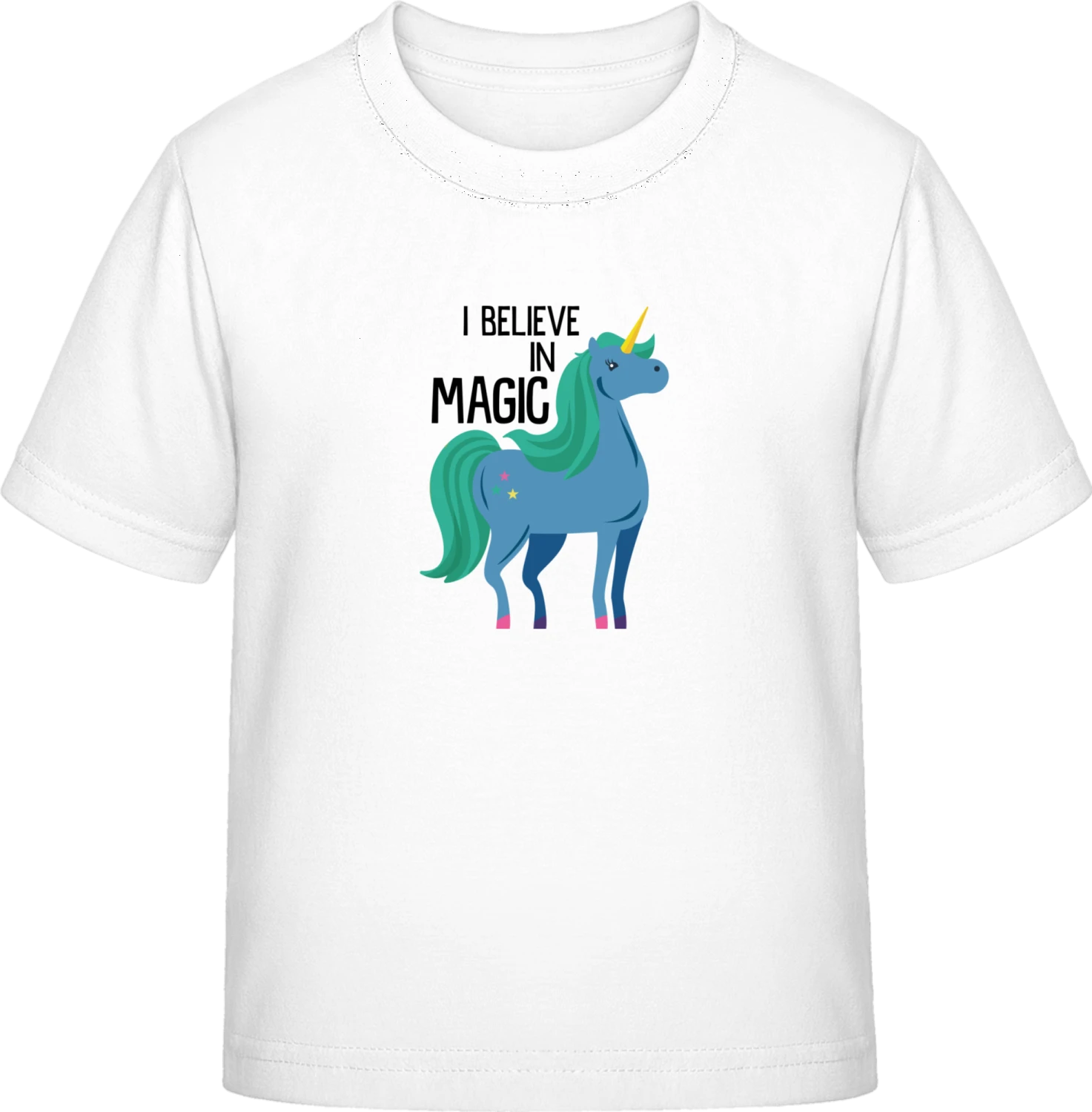 I Believe In Magic - White Exact 190 Kids - Front