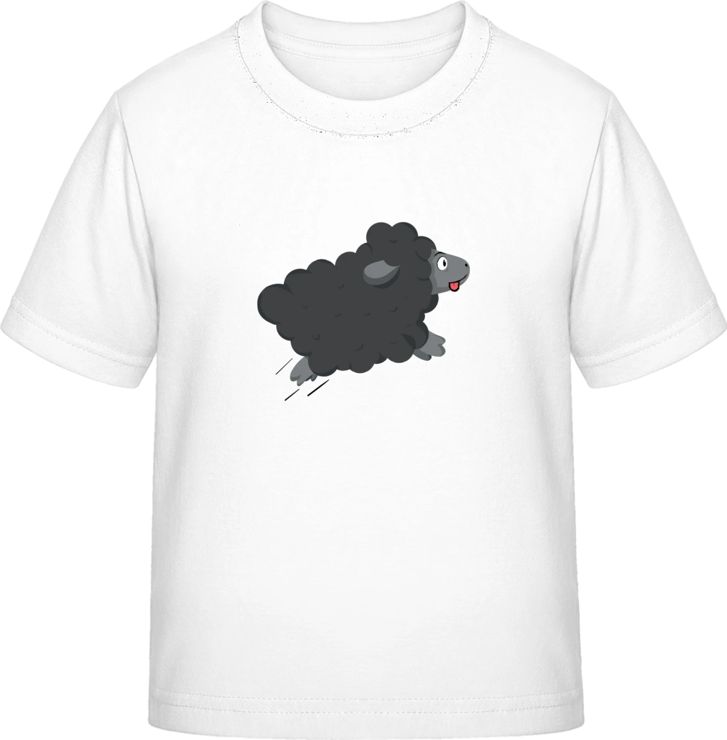 Black Sheep Funny - White Exact 190 Kids - Front