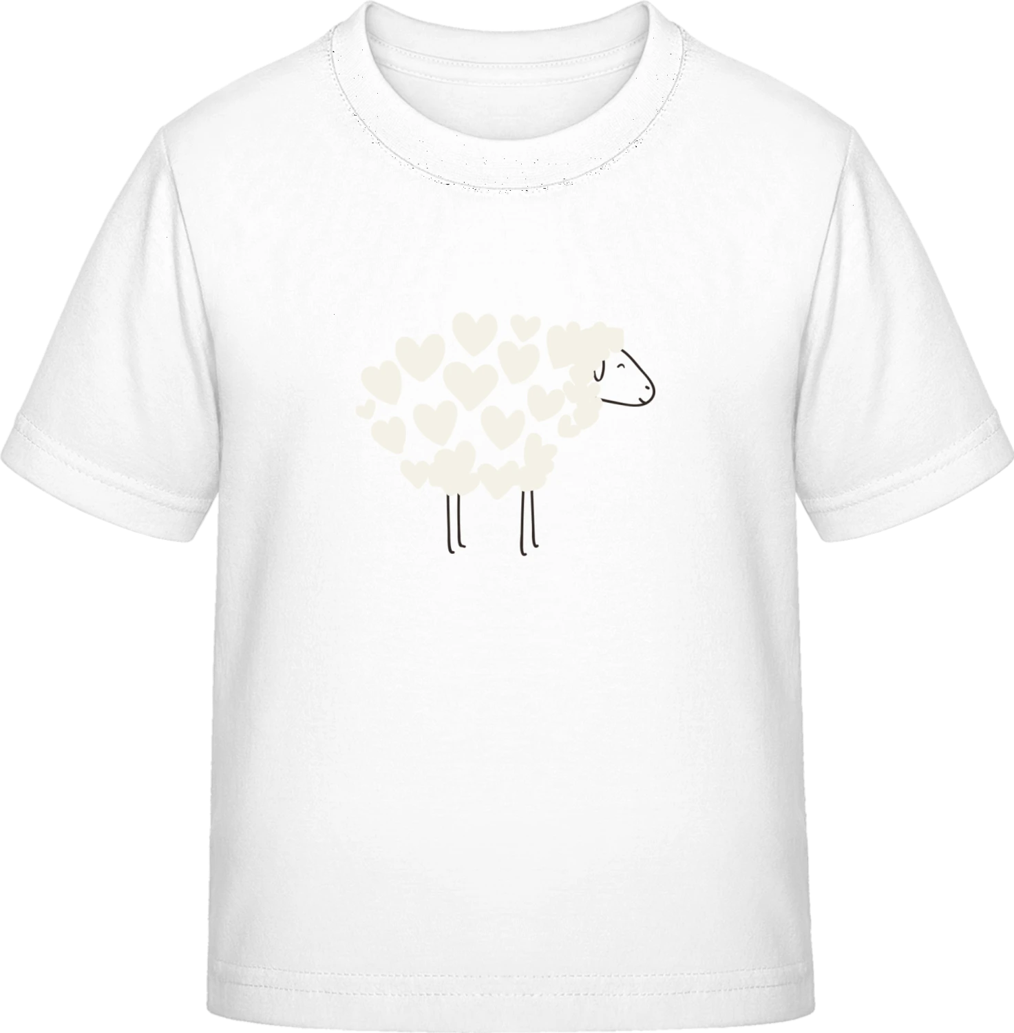 Love Sheep - White Exact 190 Kids - Front