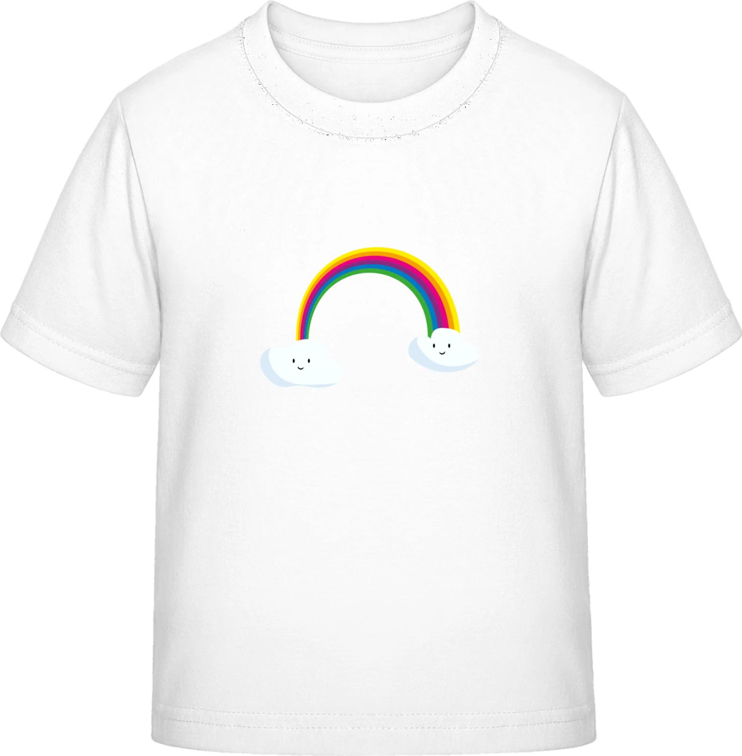 Rainbow Clauds - White Exact 190 Kids - Front