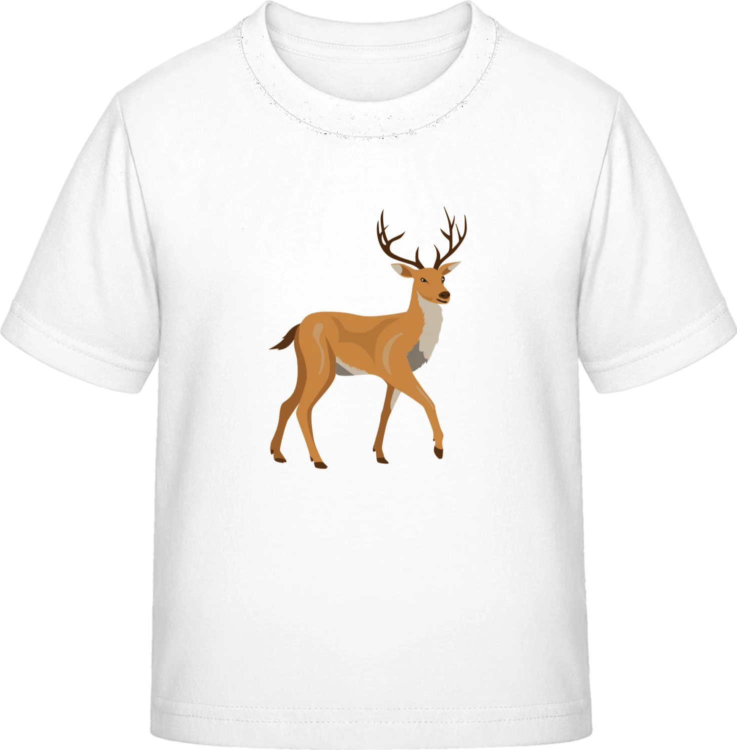 Curious Deer - White Exact 190 Kids - Front