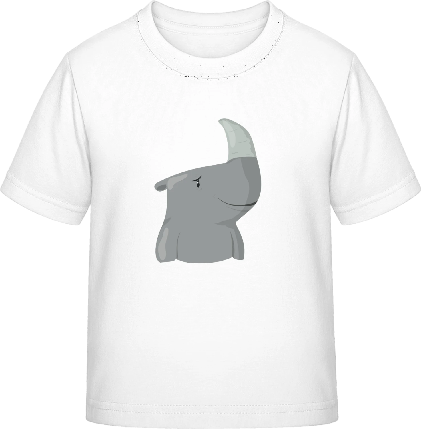 Happy Rhinoceros - White Exact 190 Kids - Front