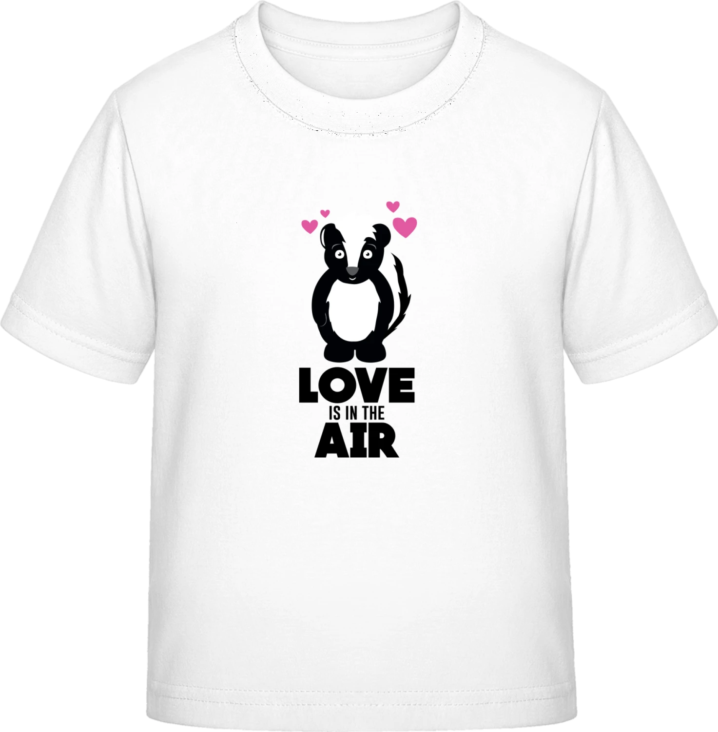 Love Is In The Air Skunk With Hearts - White Exact 190 Kids - Front