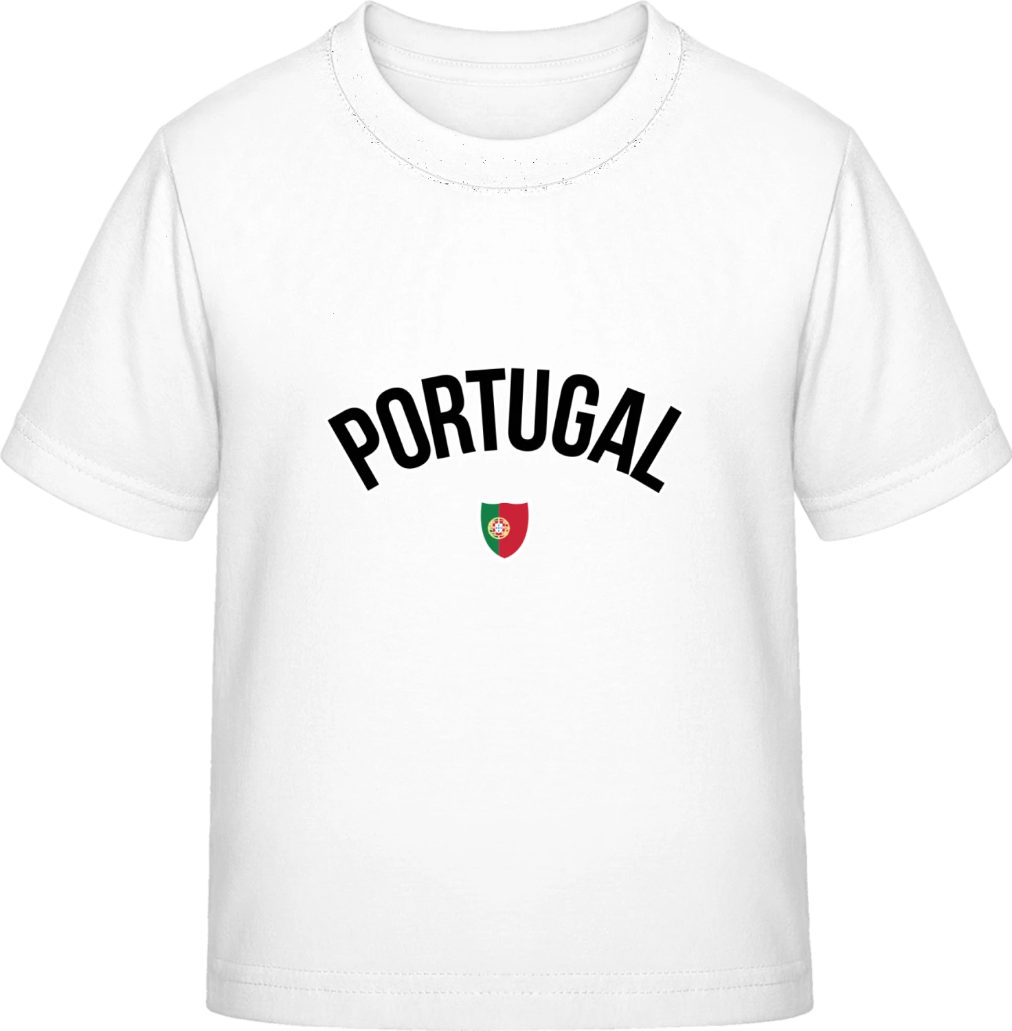 PORTUGAL Football Fan - White Exact 190 Kids - Front