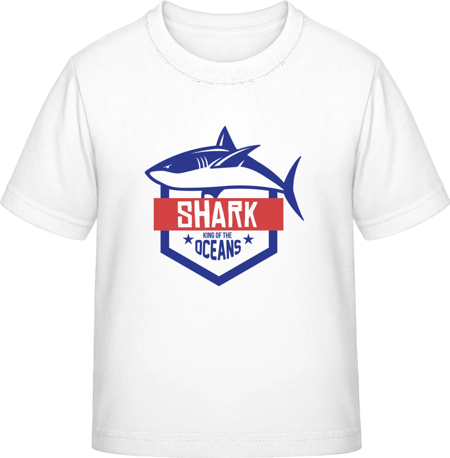 Shark King Of The Oceans - White Exact 190 Kids - Front