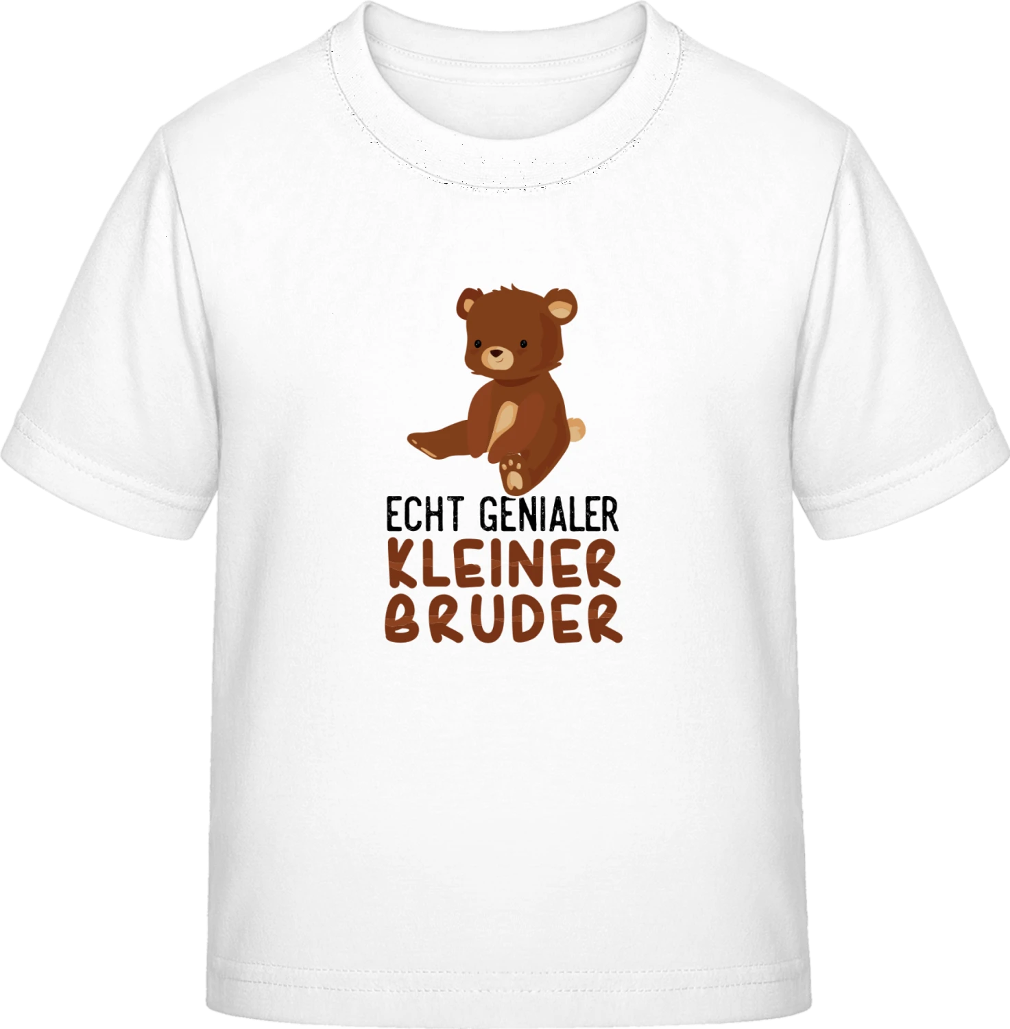 Echt genialer kleiner Bruder - White Exact 190 Kids - Front