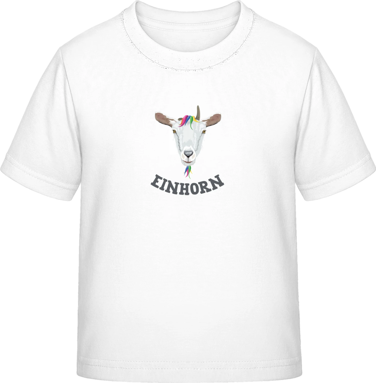 Einhorn Ziege - White Exact 190 Kids - Front