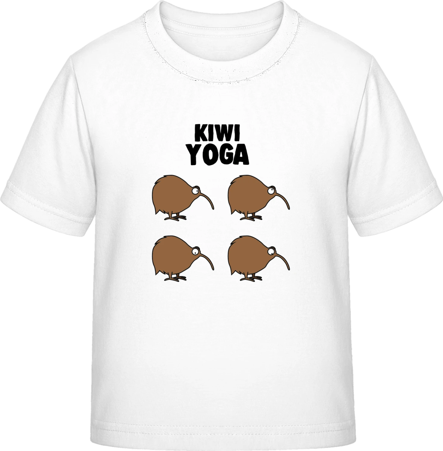 Kiwi Yoga - White Exact 190 Kids - Front