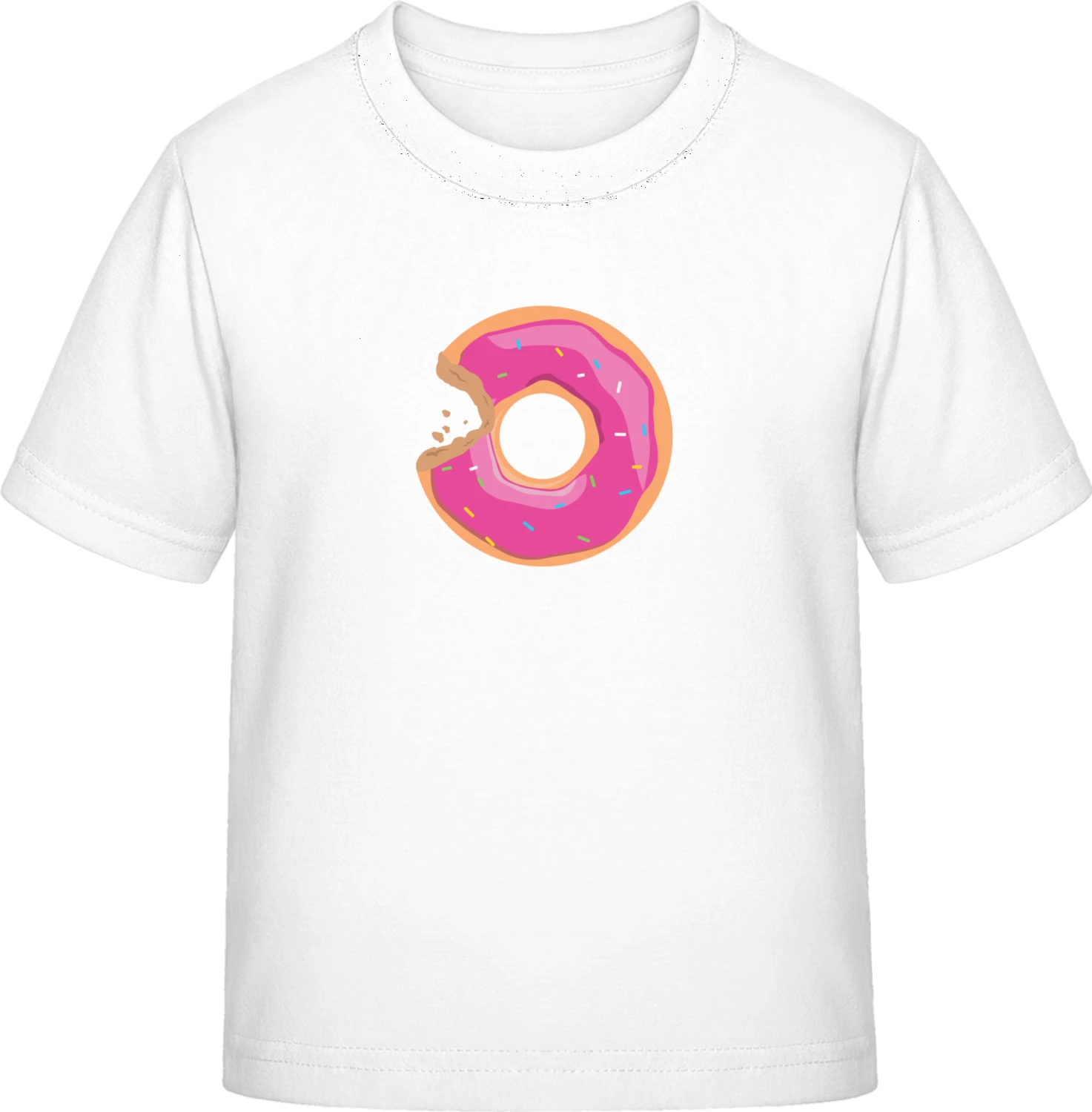 Donut Illustration - White Exact 190 Kids - Front