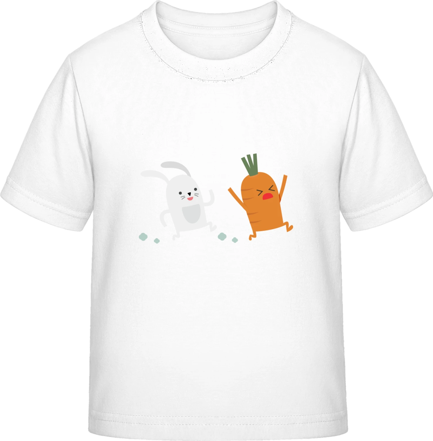 Rabbit Fast Food - White Exact 190 Kids - Front