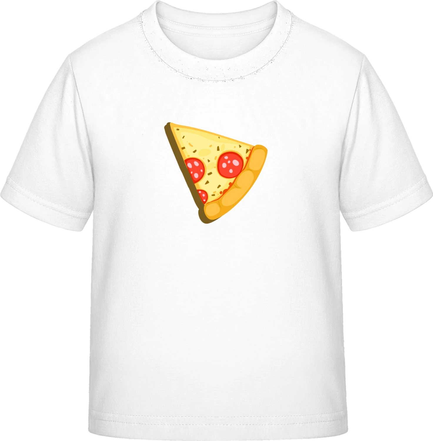 Slice Of Pizza - White Exact 190 Kids - Front