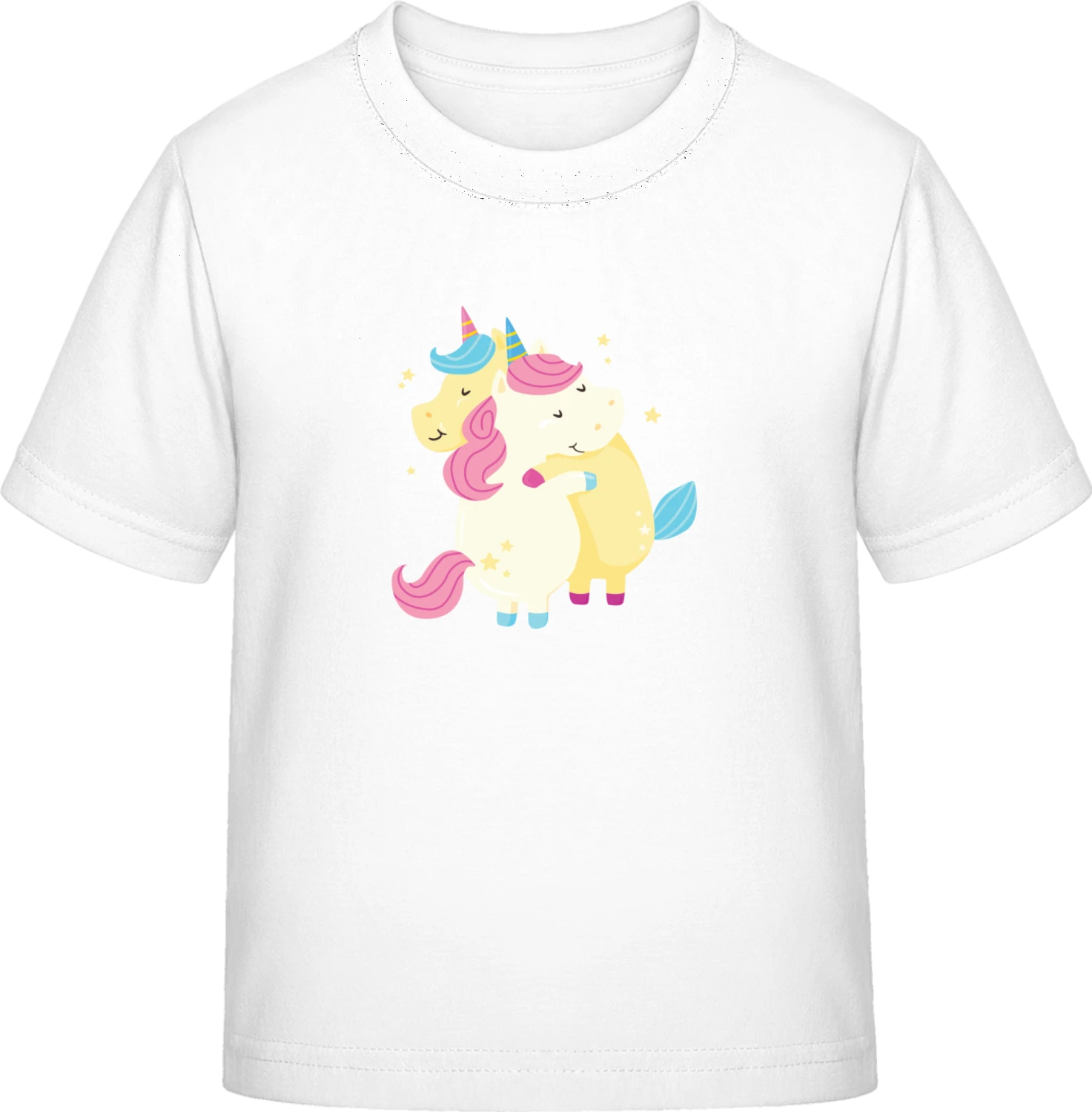 Unicorn Hug - White Exact 190 Kids - Front