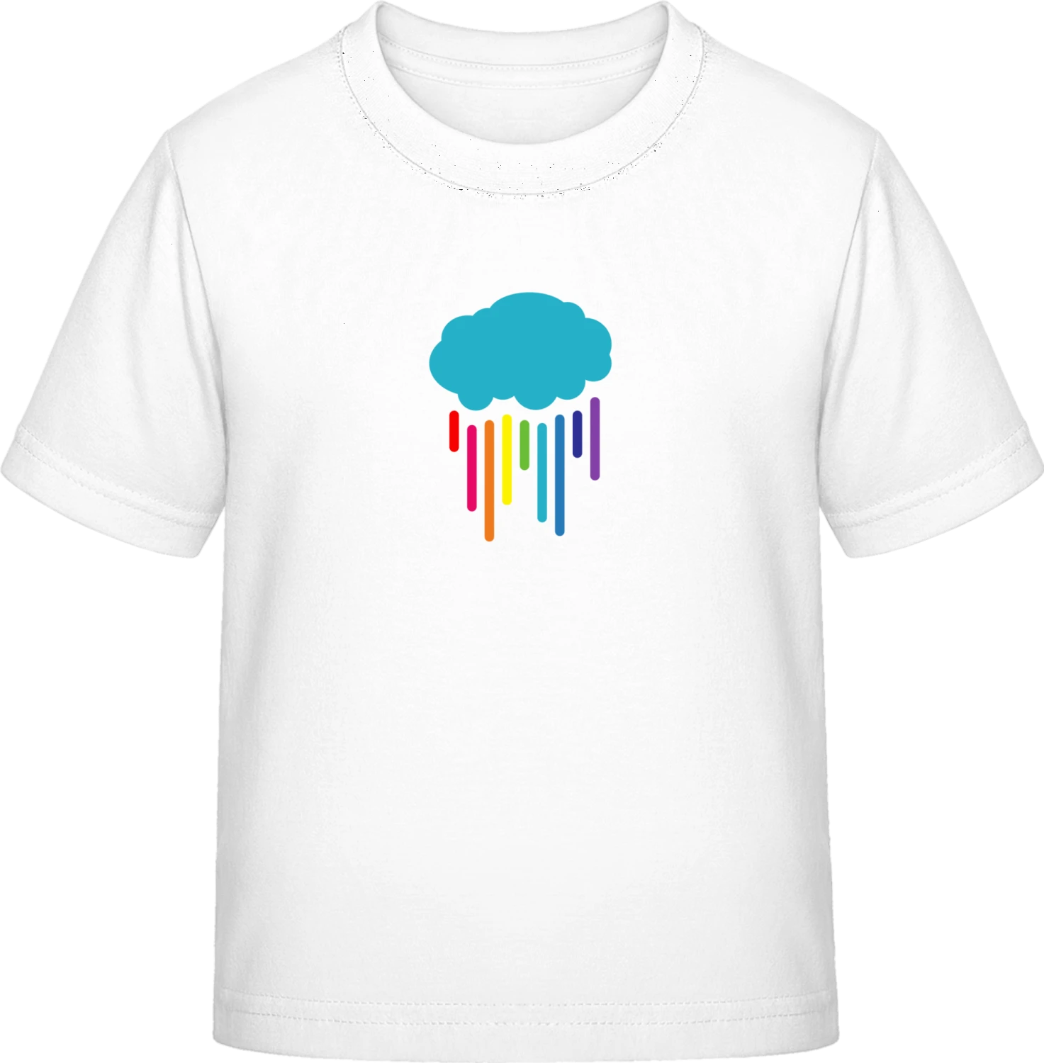 Cloud Rainbow Rain - White Exact 190 Kids - Front