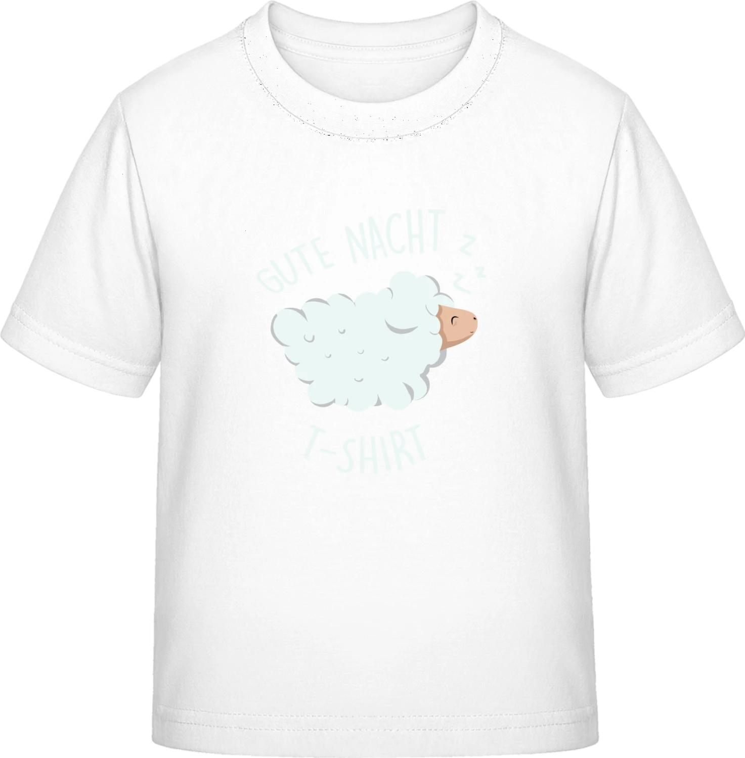 Gute Nacht T-Shirt - White Exact 190 Kids - Front