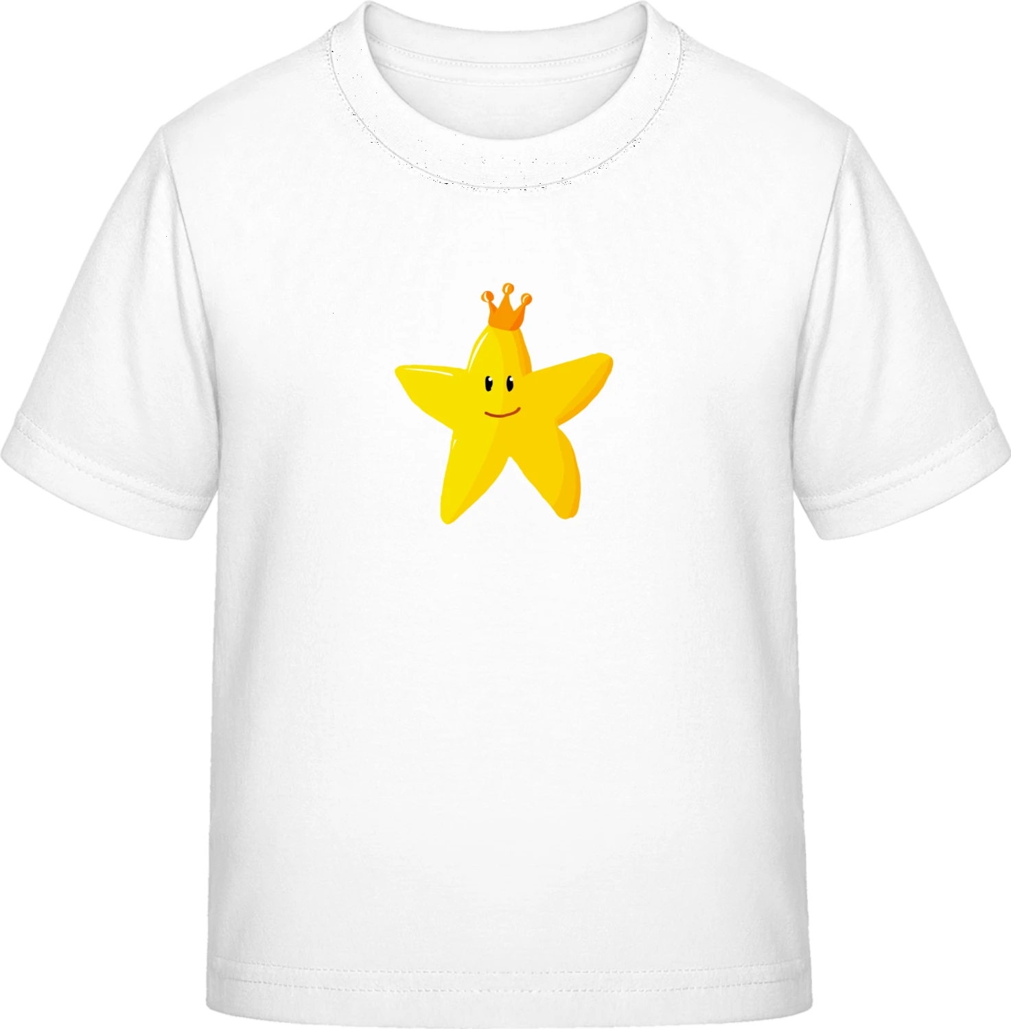 Star Crown Happy - White Exact 190 Kids - Front