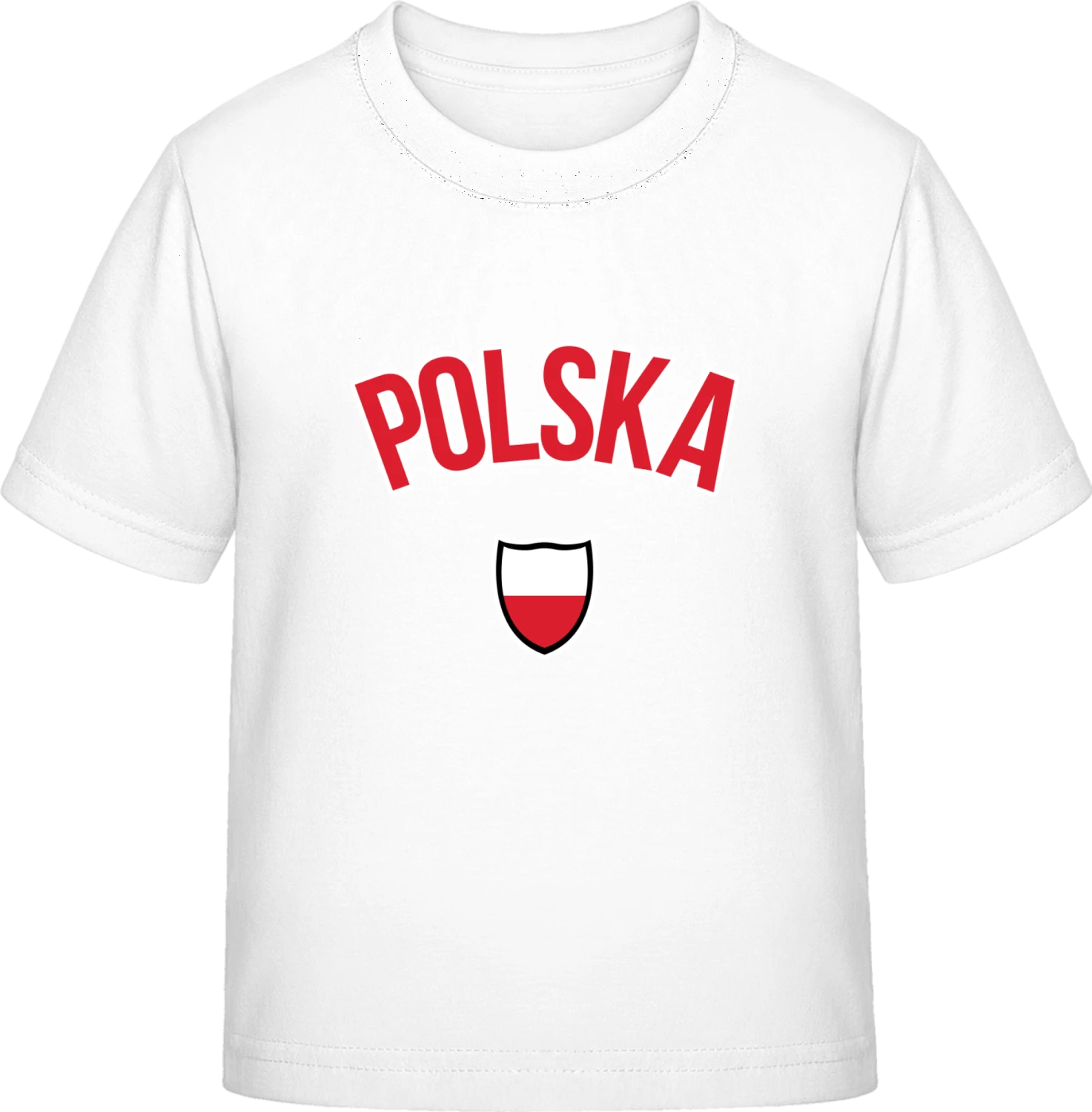 POLSKA Fan - White Exact 190 Kids - Front