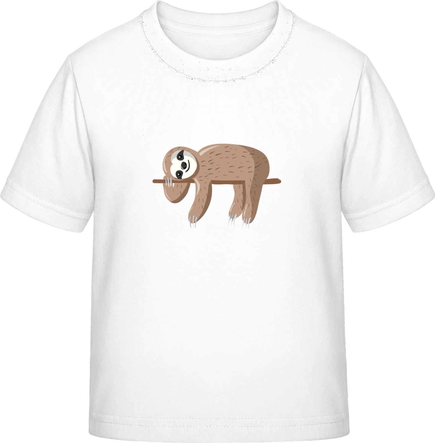 Lying Sloth - White Exact 190 Kids - Front