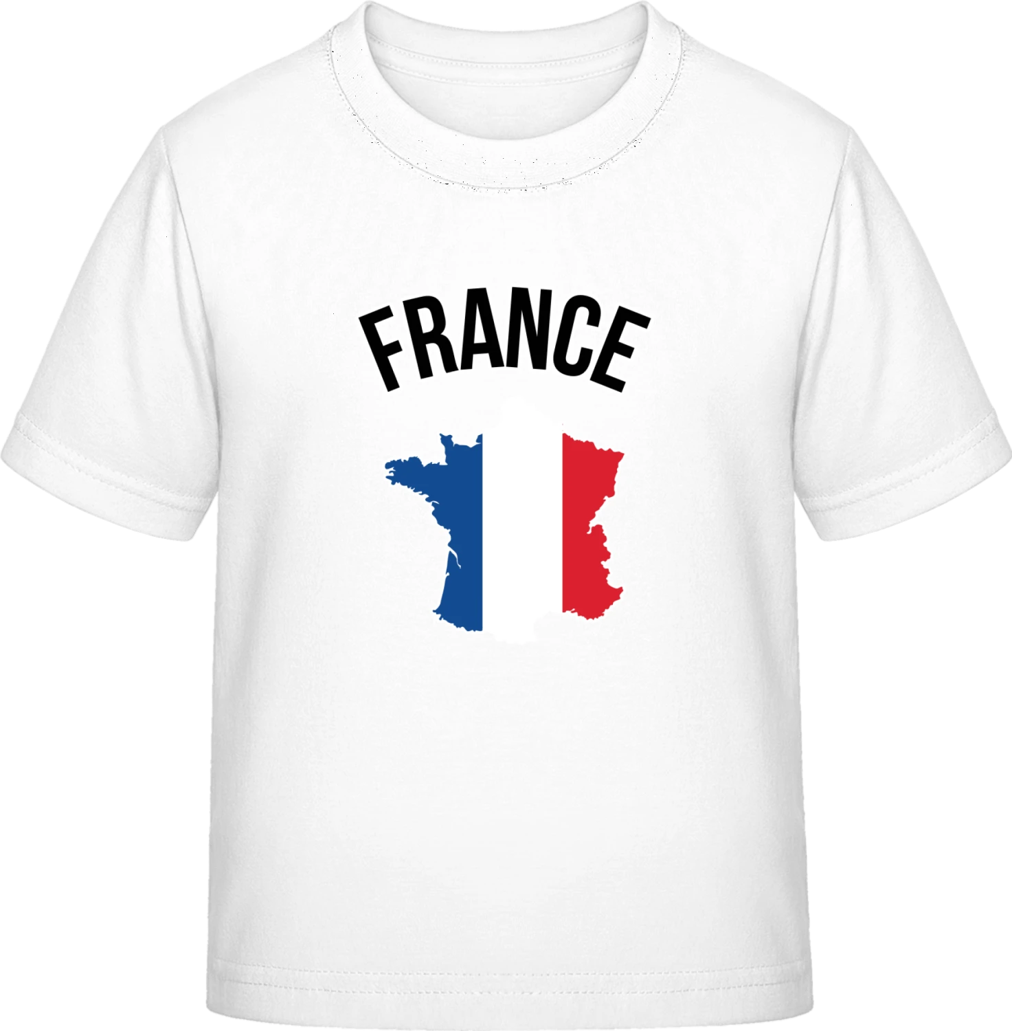 France Fan - White Exact 190 Kids - Front