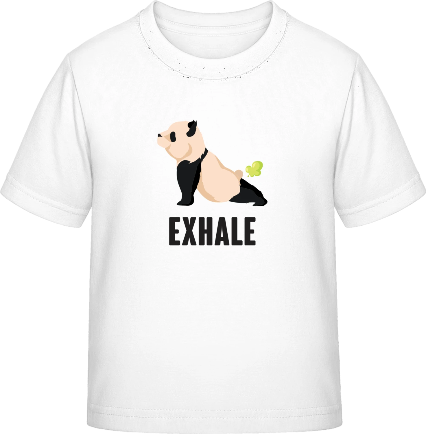 Panda Exhale Yoga - White Exact 190 Kids - Front