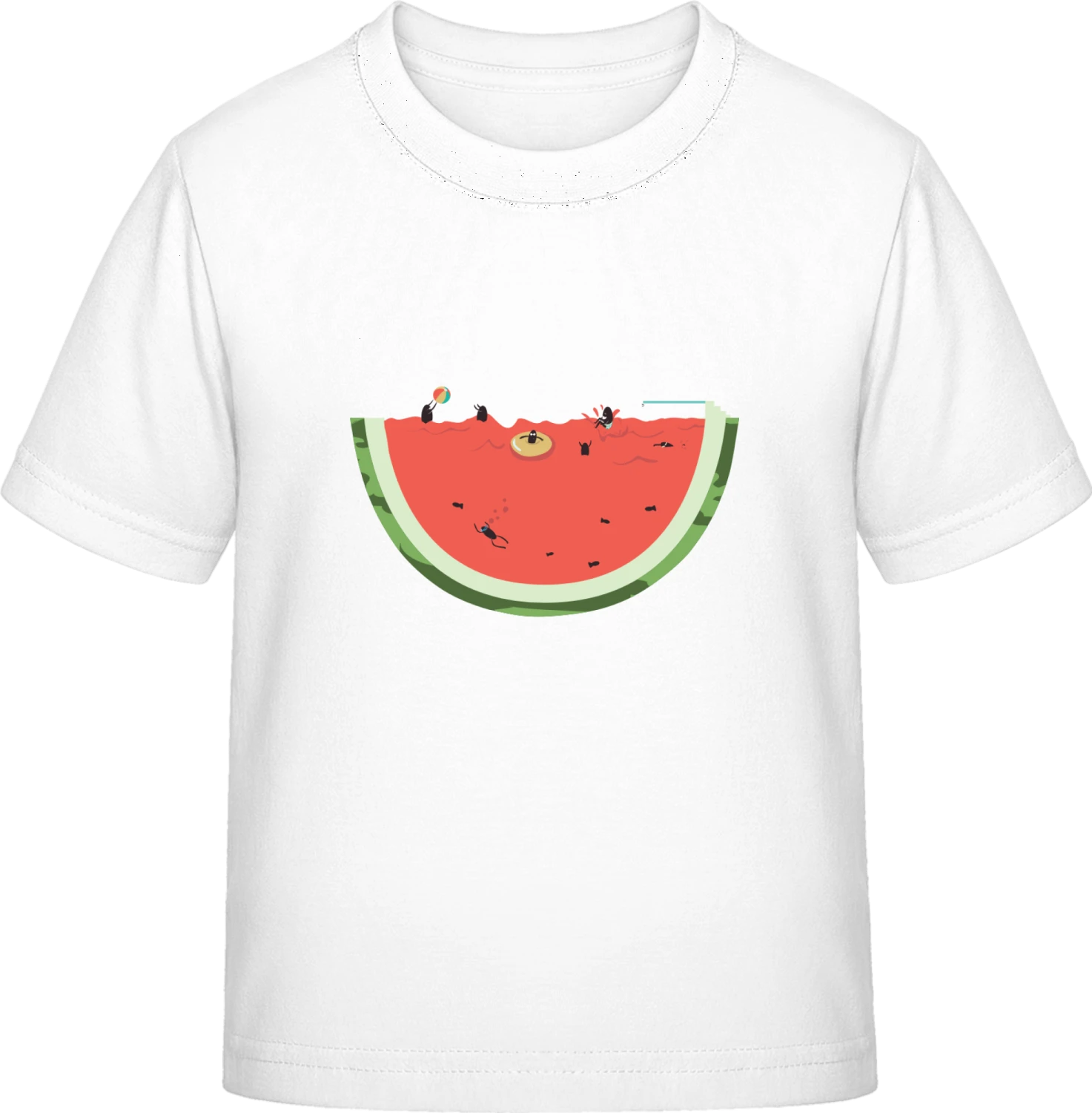 Watermelon Pool Party - White Exact 190 Kids - Front