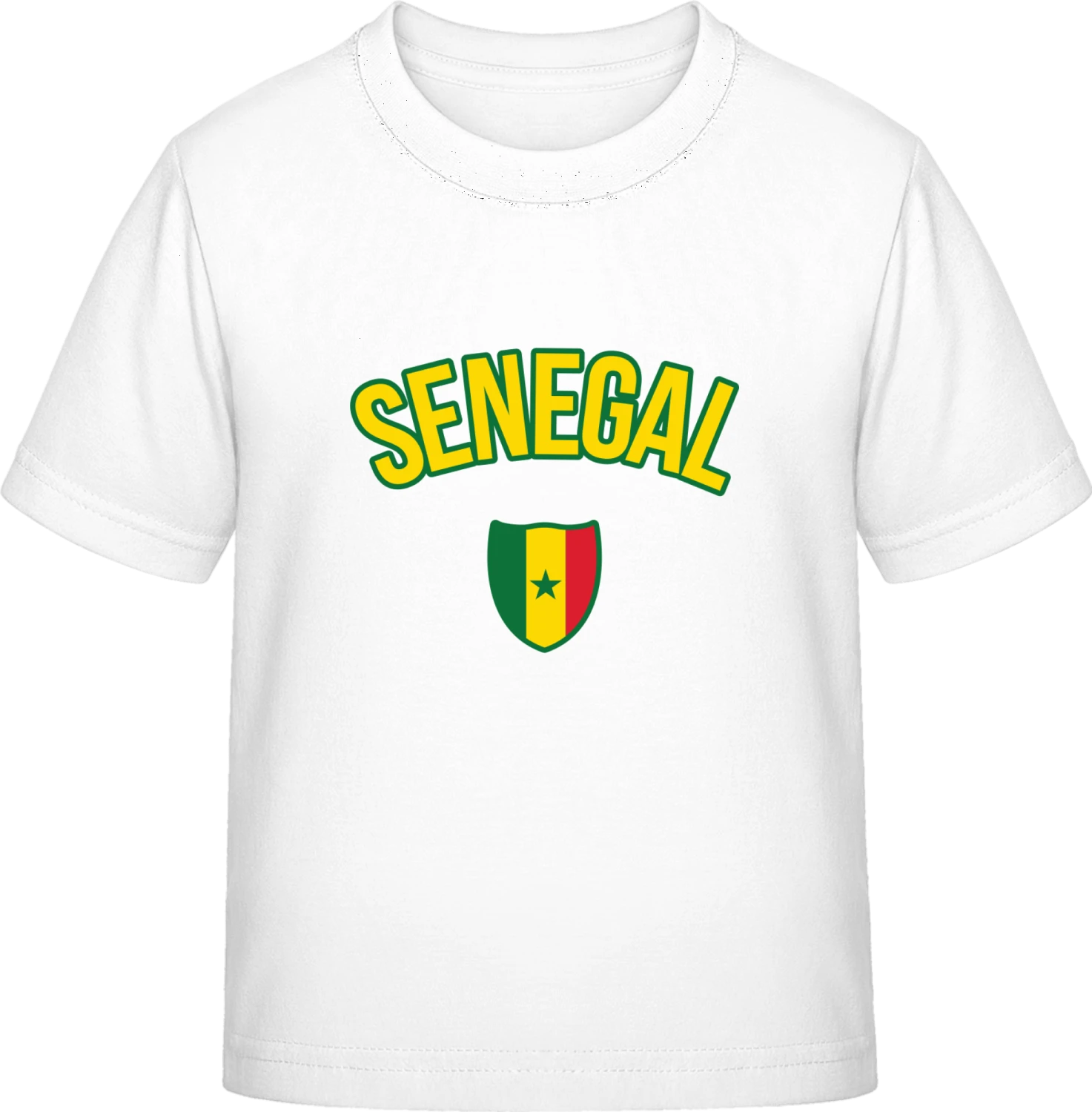 SENEGAL Fan - White Exact 190 Kids - Front