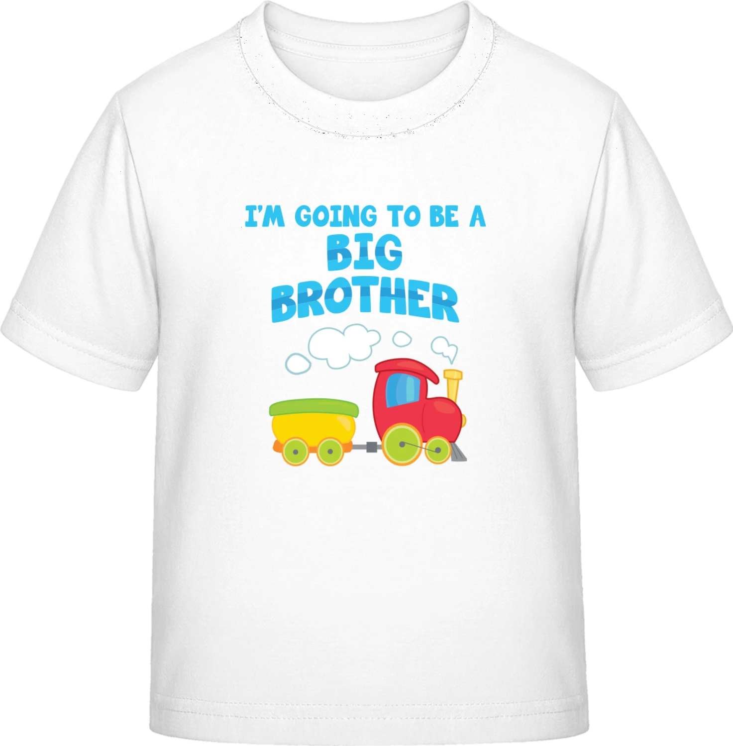 I'm Going To Be A Big Brother Locomotive - White Exact 190 Kids - Front